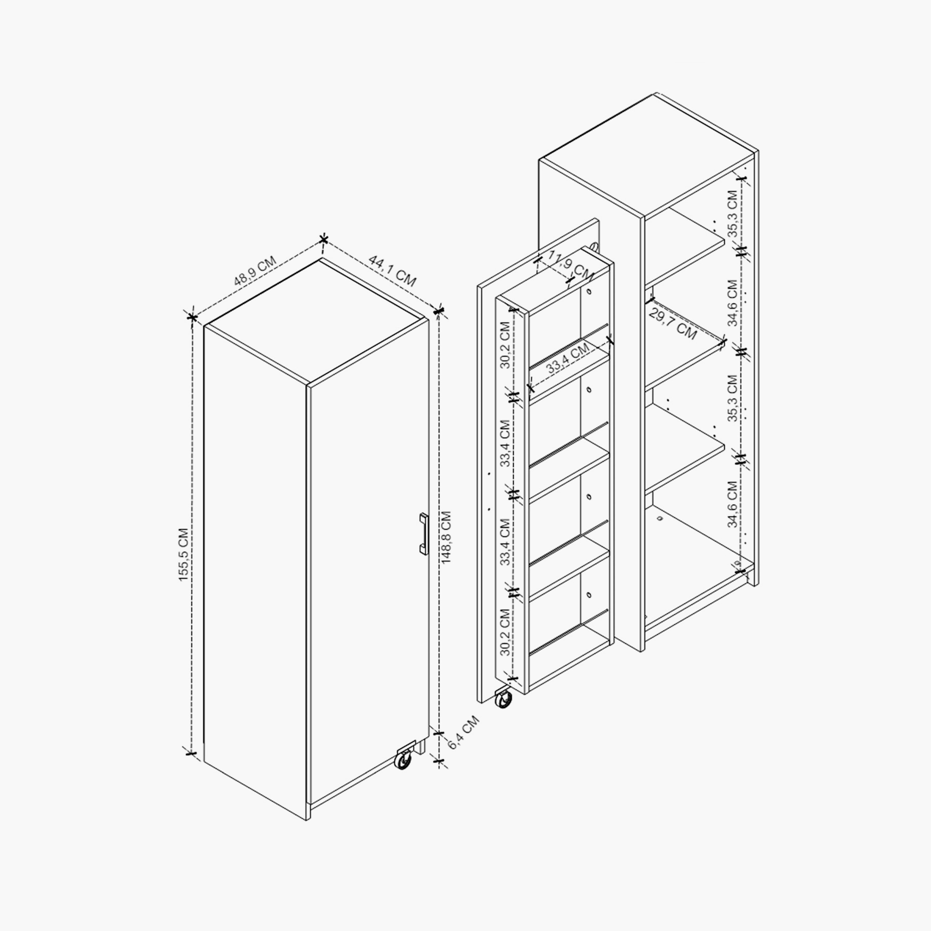 خزانة متعددة الأغراض للمطبخ من مودوليكس فارجو-hbxdecorandfurnishings-bathroomaccessories-bathroomstorage-image-4