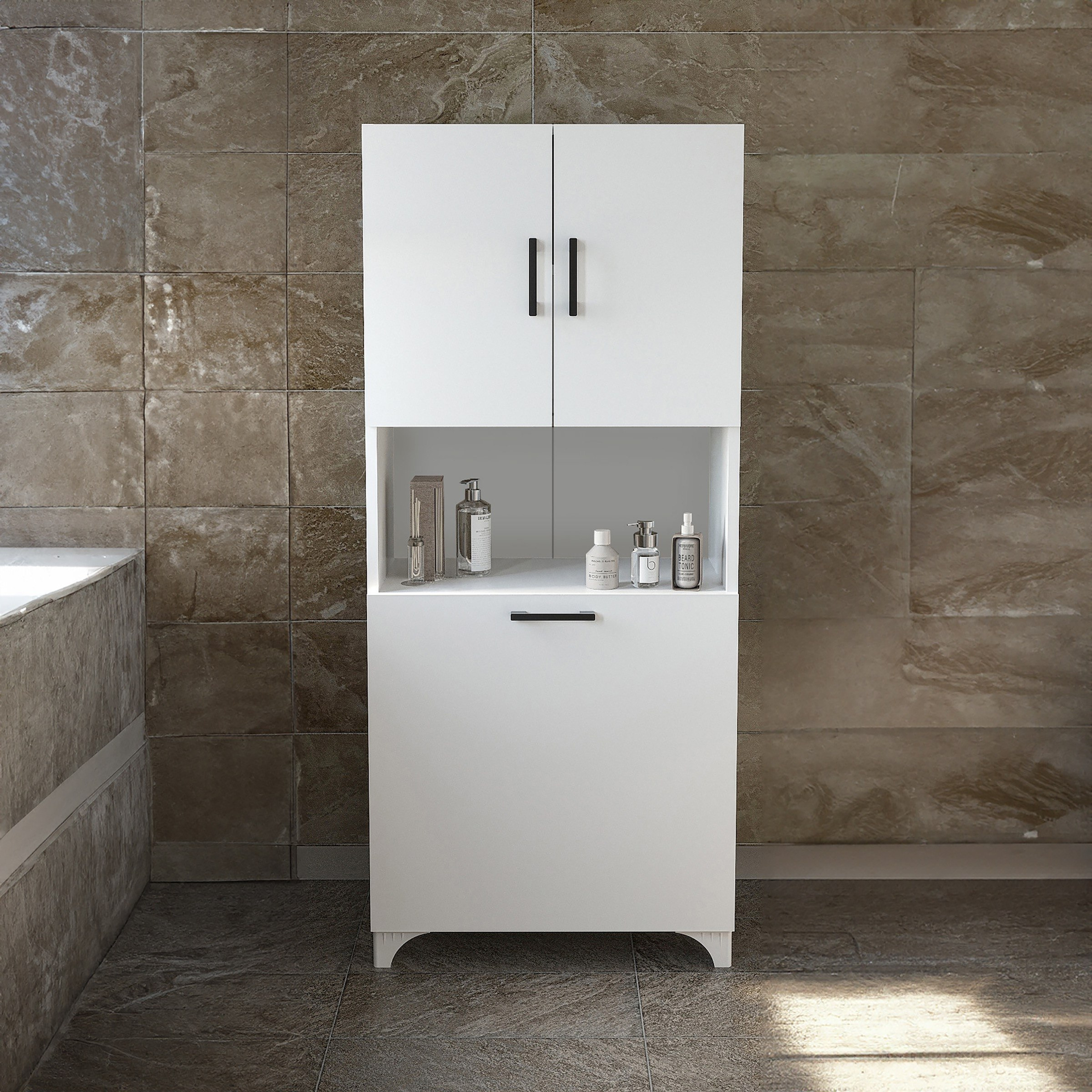 Modulix Fargo 2-Door Bathroom Cabinet with Laundry Bag-PROMO_HB_SA_HBX10_TH1000_NEW_031025-image-2