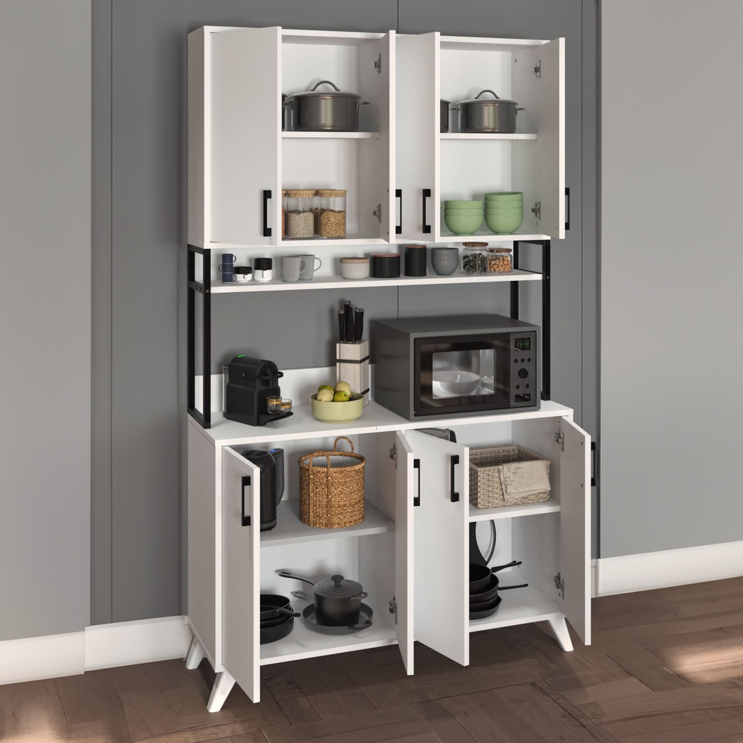 خزانة مطبخ 8 أبواب غوت من مودوليكس فارجو-hbxfurniture-diningroom-buffetsandsideboards-image-2