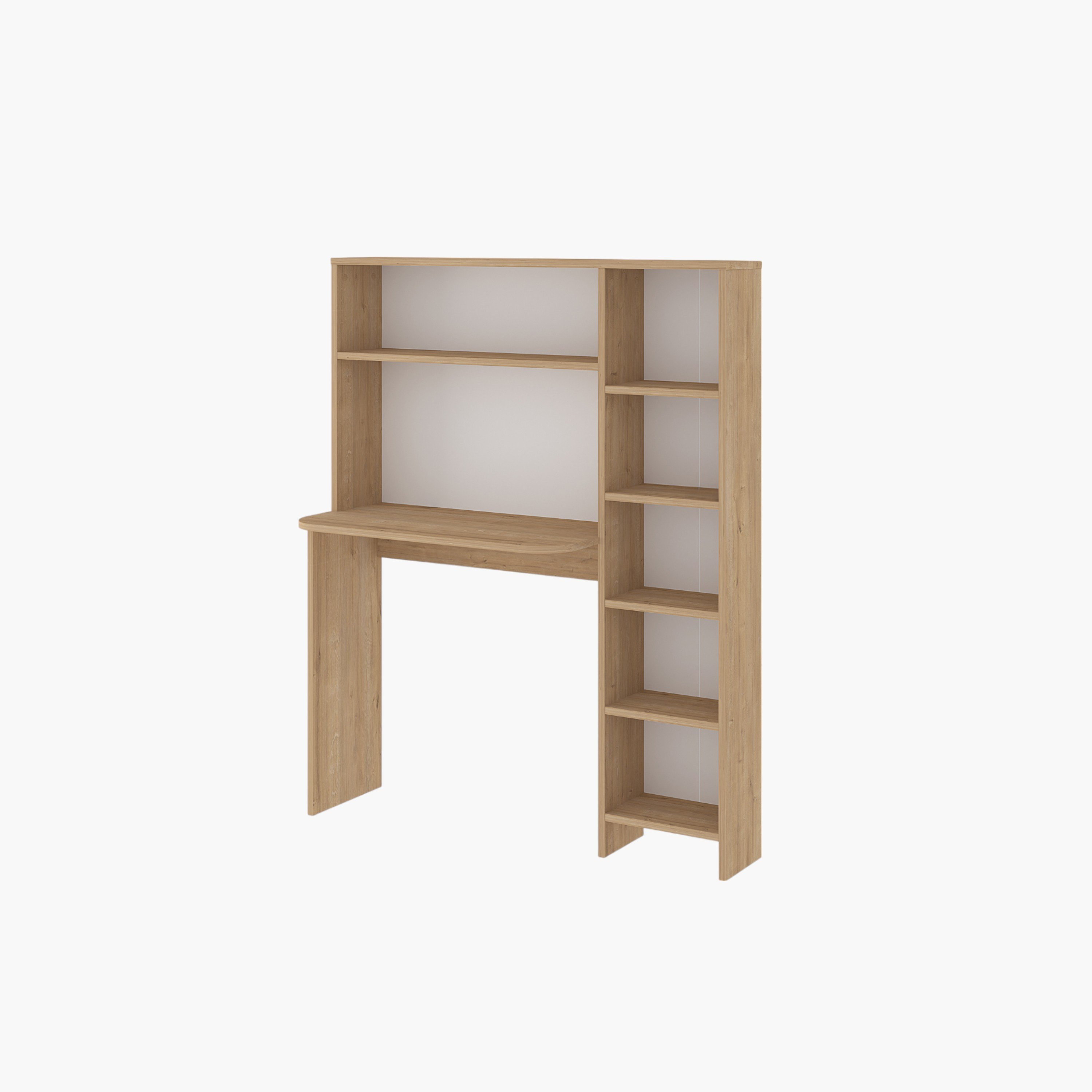 Modulix Fargo Study Desk with Hutch and Bookcase-hbxfurniture-office-desks-image-4