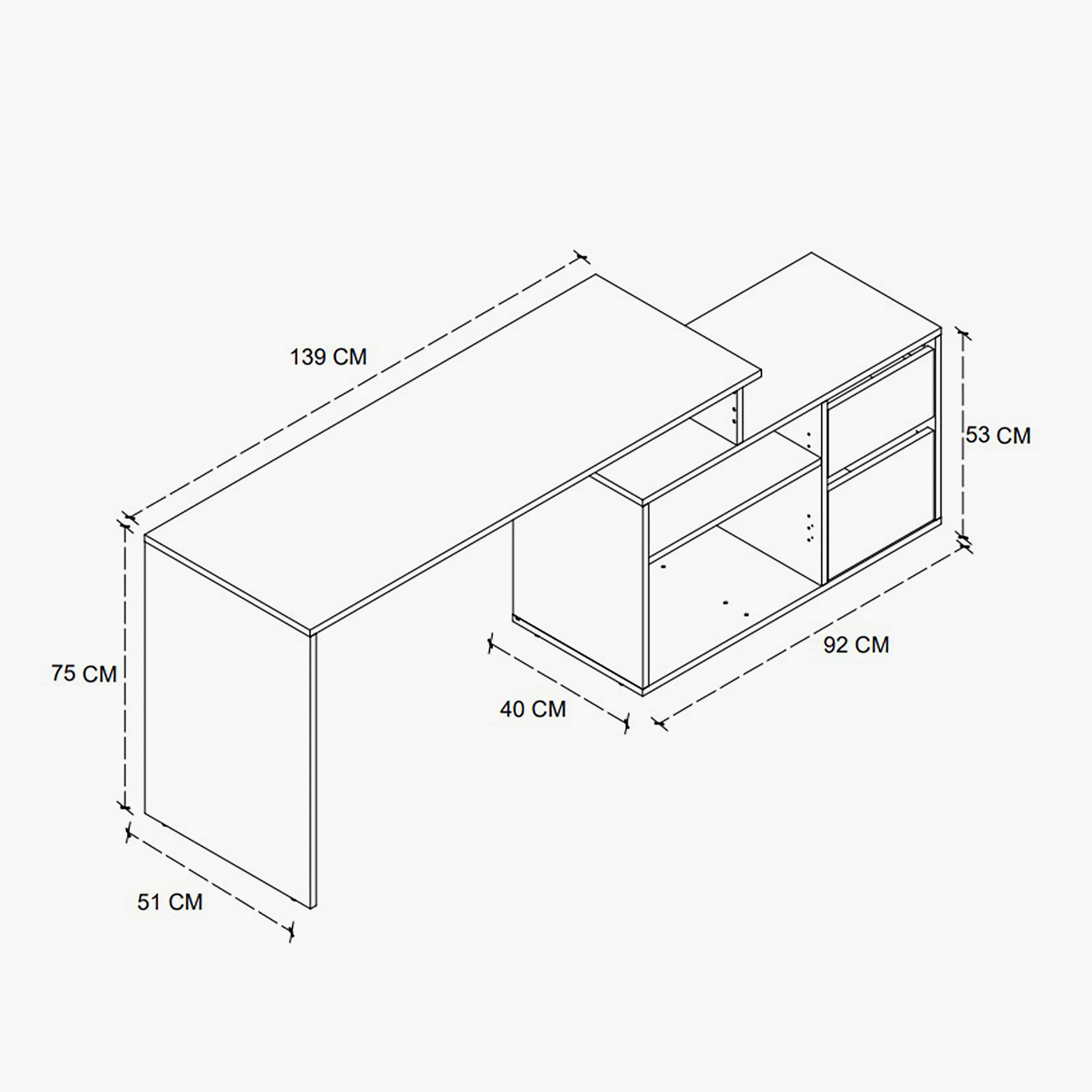 مكتب دراسة متعدد الوظائف من مودوليكس فارجو-hbxfurniture-office-desks-image-4