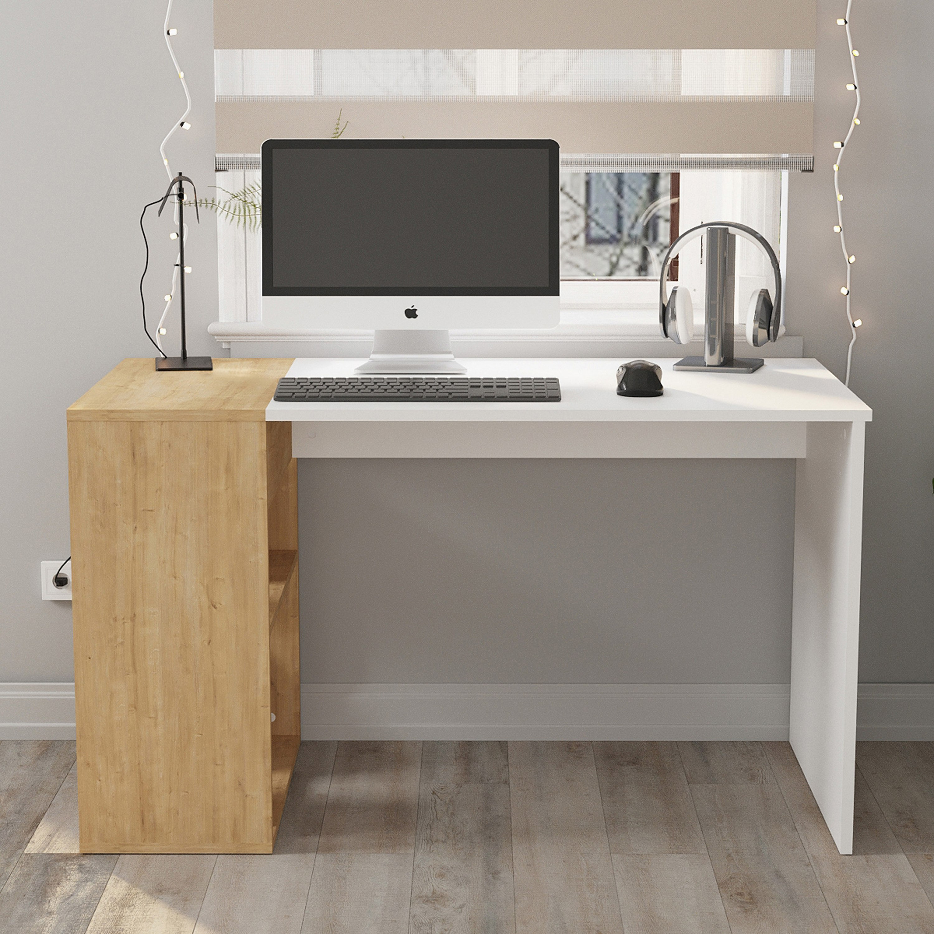 مكتب دراسة مع خزانة كتب سميرنا - مودوليكس فارجو-hbxfurniture-office-desks-image-1
