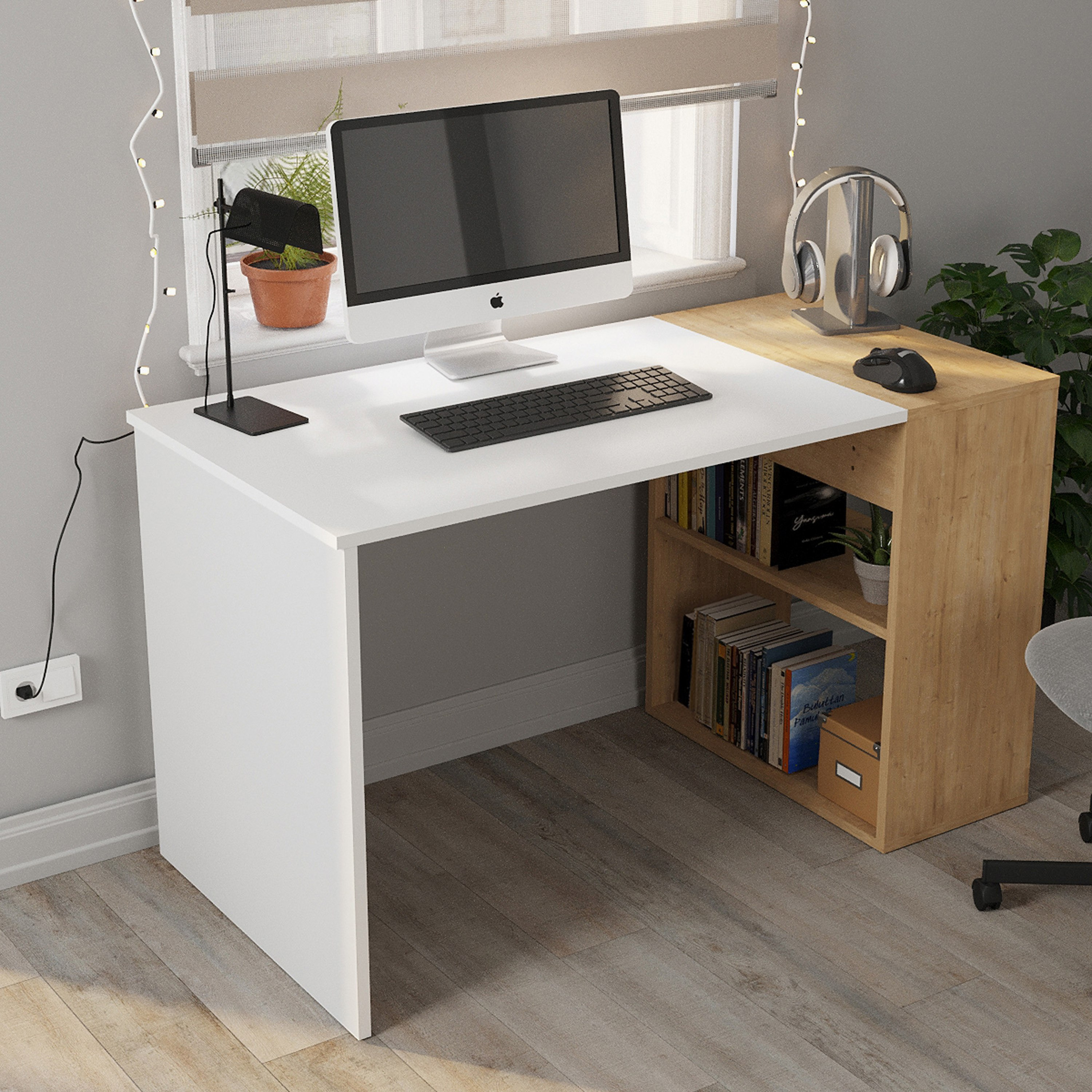 مكتب دراسة مع خزانة كتب سميرنا - مودوليكس فارجو-hbxfurniture-office-desks-image-3