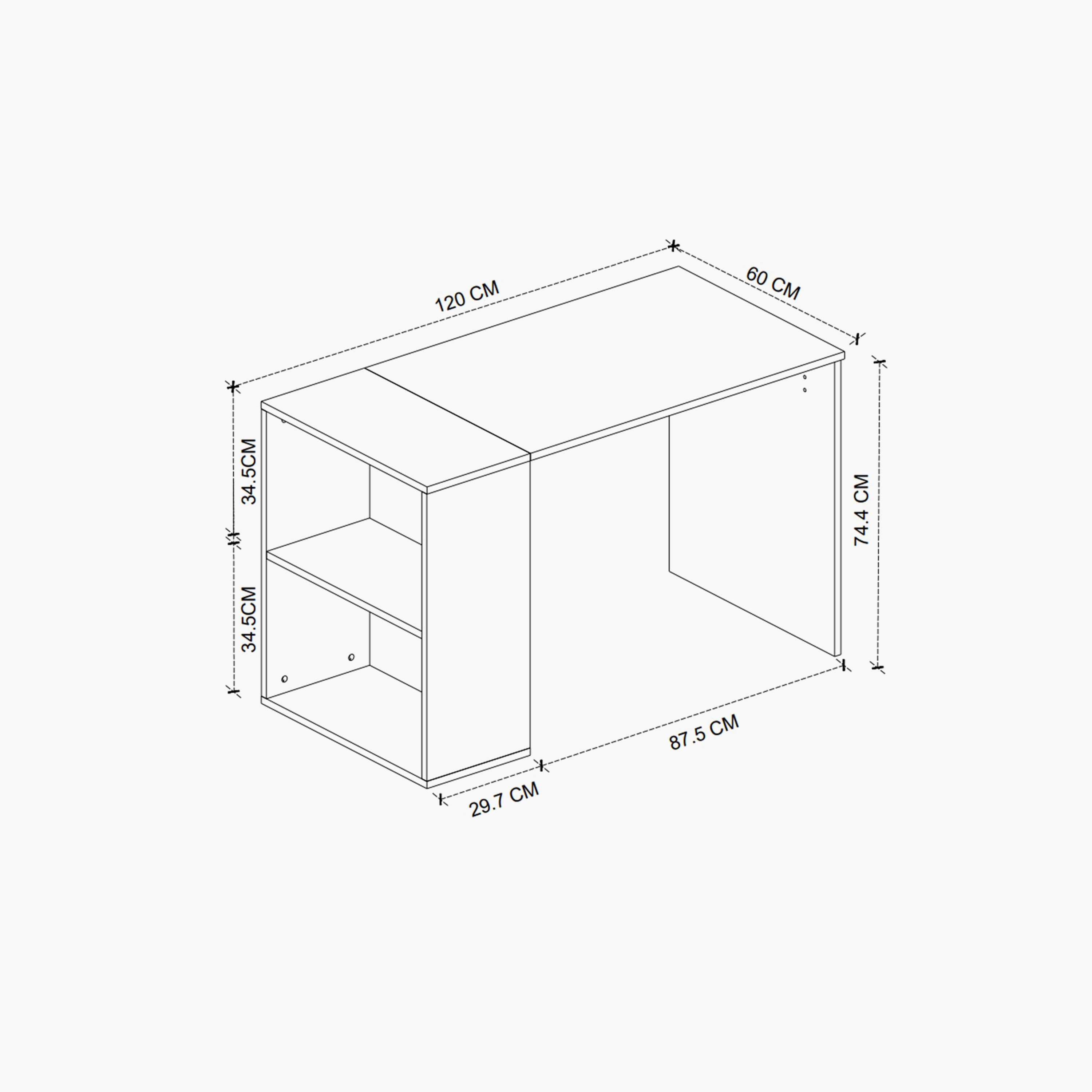 مكتب دراسة مع خزانة كتب سميرنا - مودوليكس فارجو-hbxfurniture-office-desks-image-7