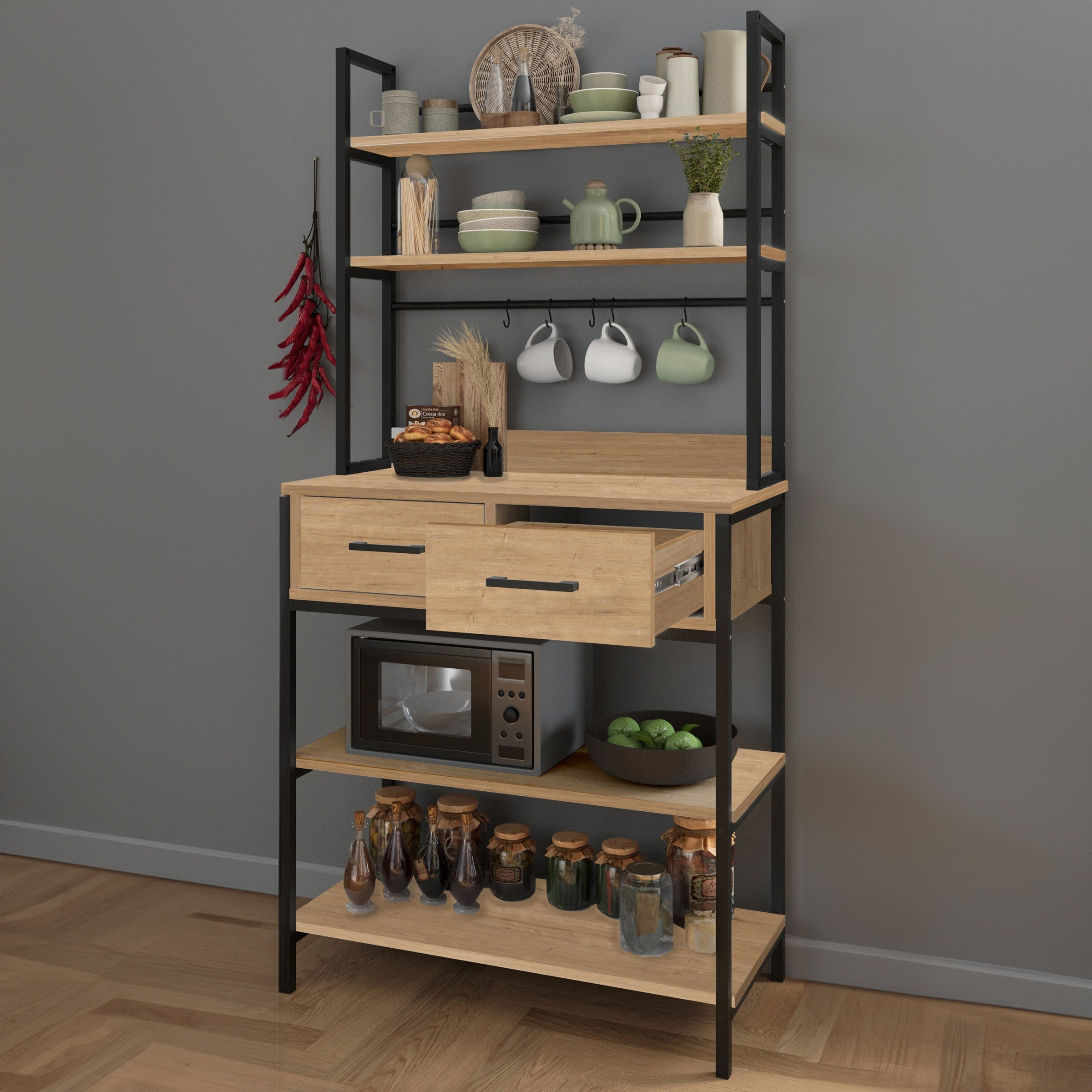 Modulix Fargo Jude 2-Drawer Kitchen Stand with 4 Shelves-PROMO_HB_SA_HBX10_TH1000_NEW_031025-image-2