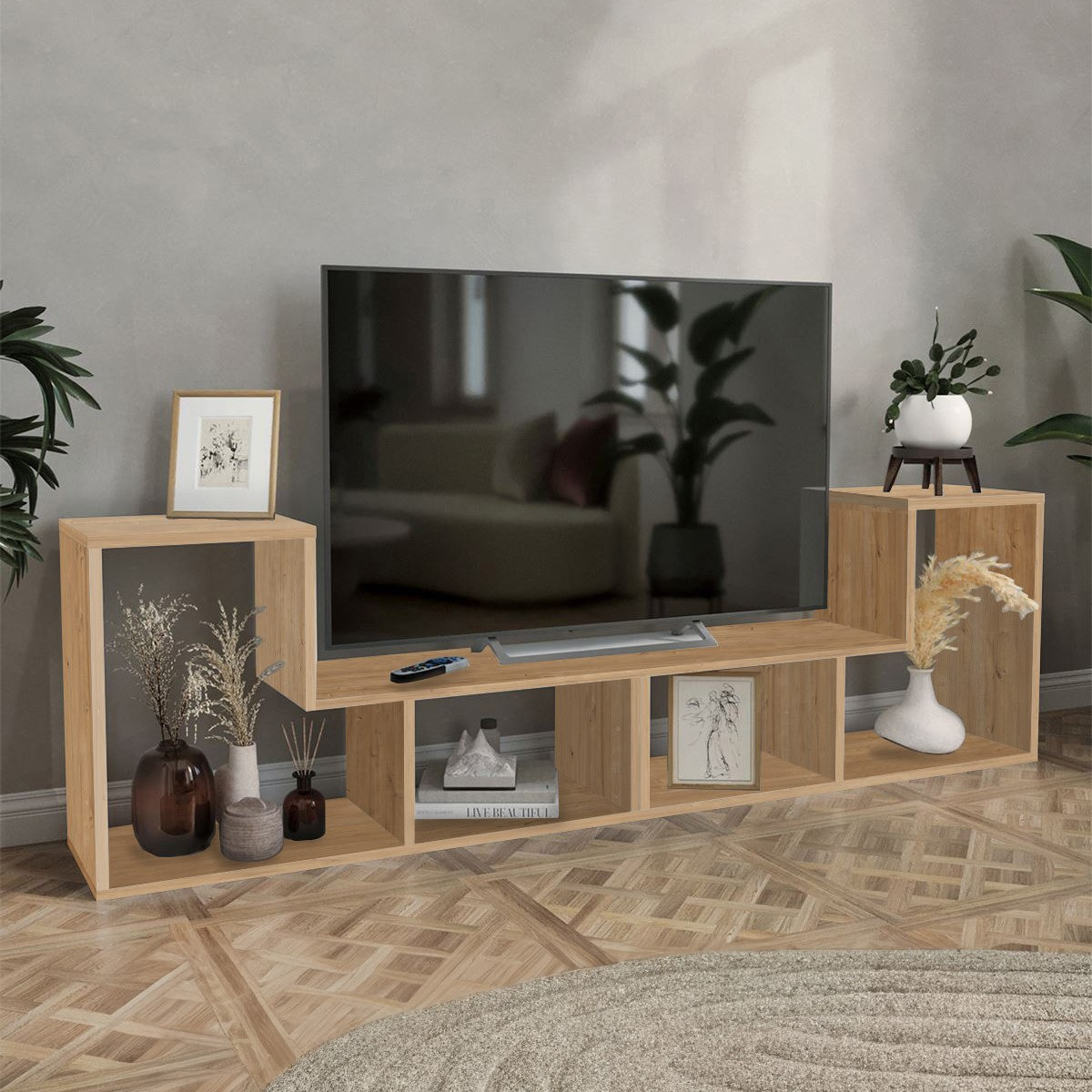 وحدة تلفزيون حتى 75 بوصة من مودوليكس أنسلي-hbxlivingroom-mediaunitsandstorage-tvunits-image-1
