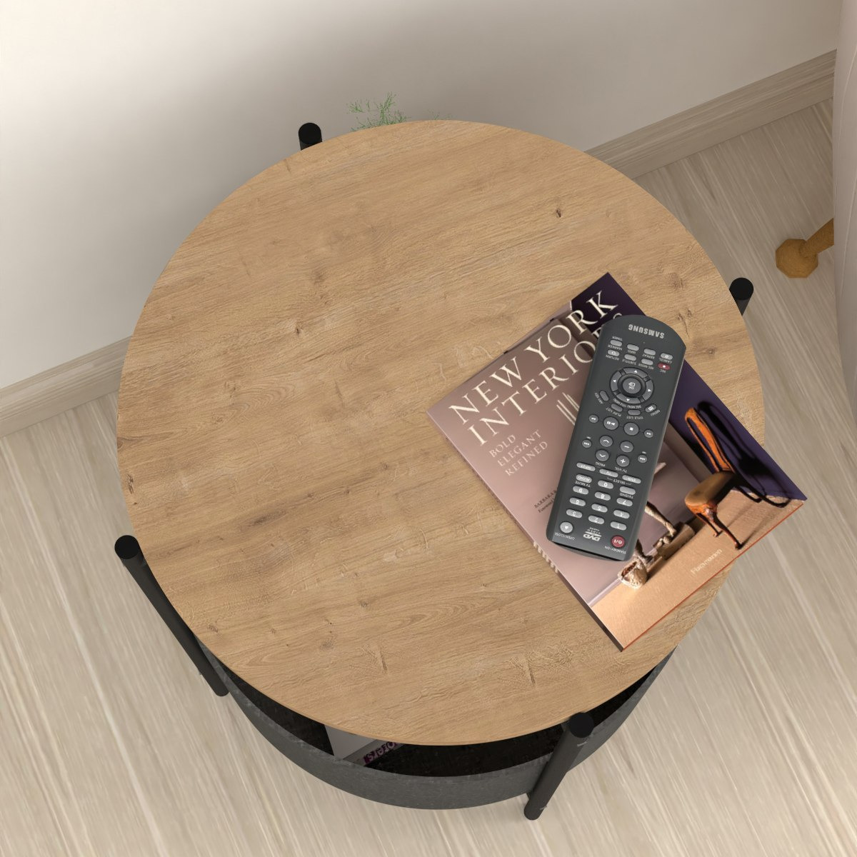 Modulix Asma Round End Table with Detachable Table Top and Bag-hbxlivingroom-tablesandstands-endtables-image-2