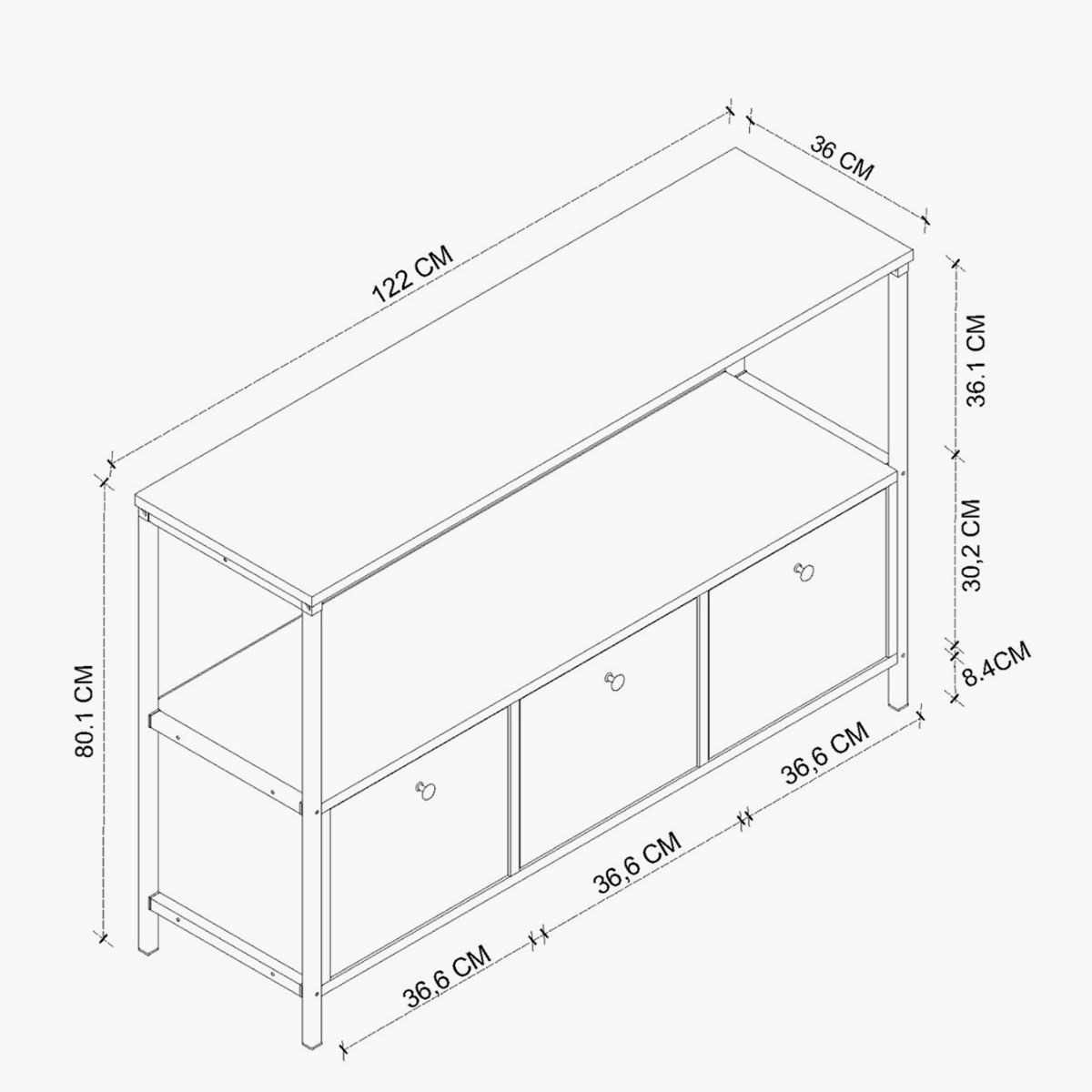 طاولة كونسول 3 أبواب غوت من مودوليكس فارجو-hbxfurniture-tablesandstands-consoletables-image-7
