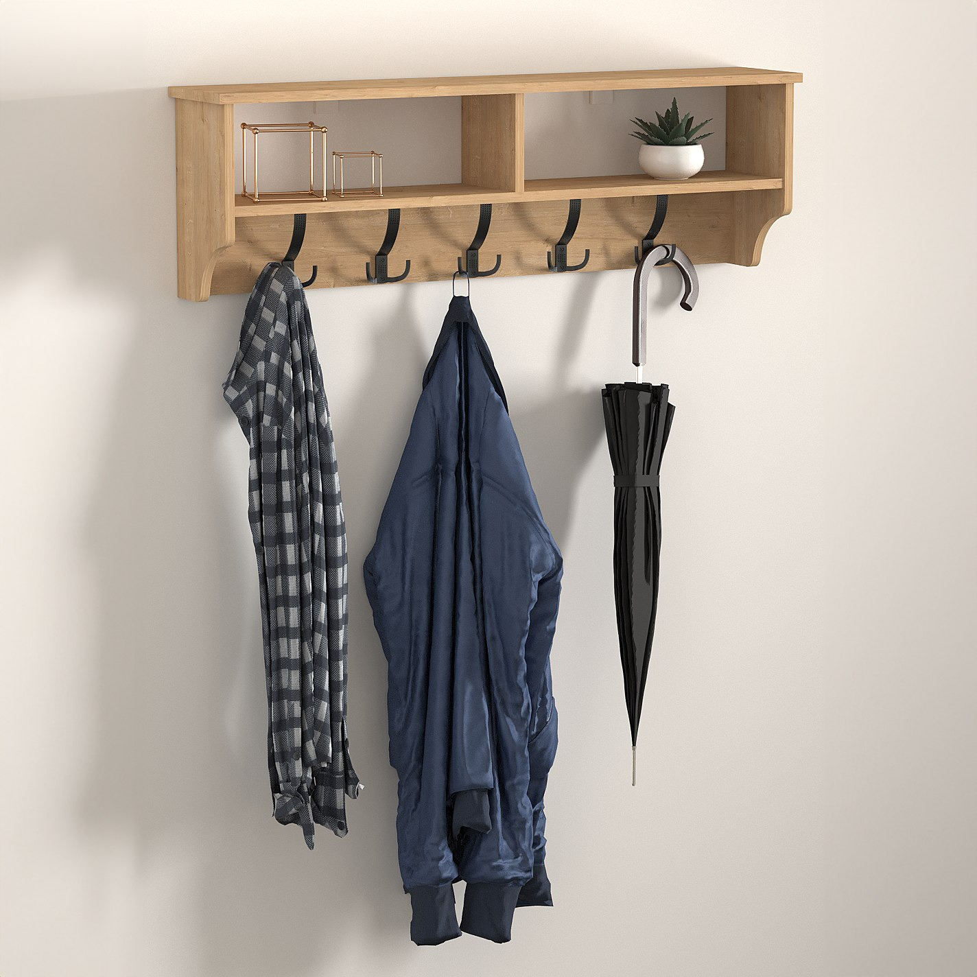 Modulix Fargo Jude Large Wall Mounted Cloth Hanger-hbxkidsandyouth-storage-organisers-image-1