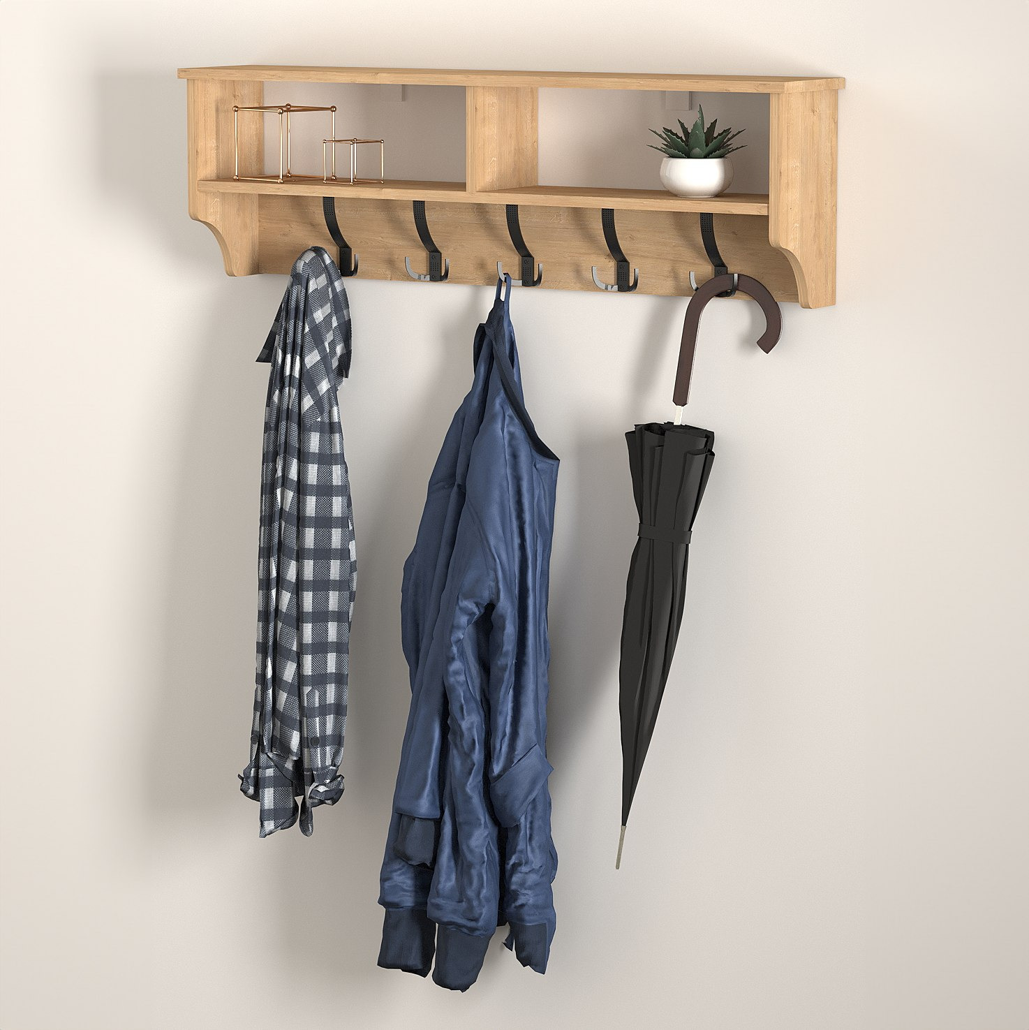 Modulix Fargo Jude Large Wall Mounted Cloth Hanger-hbxkidsandyouth-storage-organisers-image-4