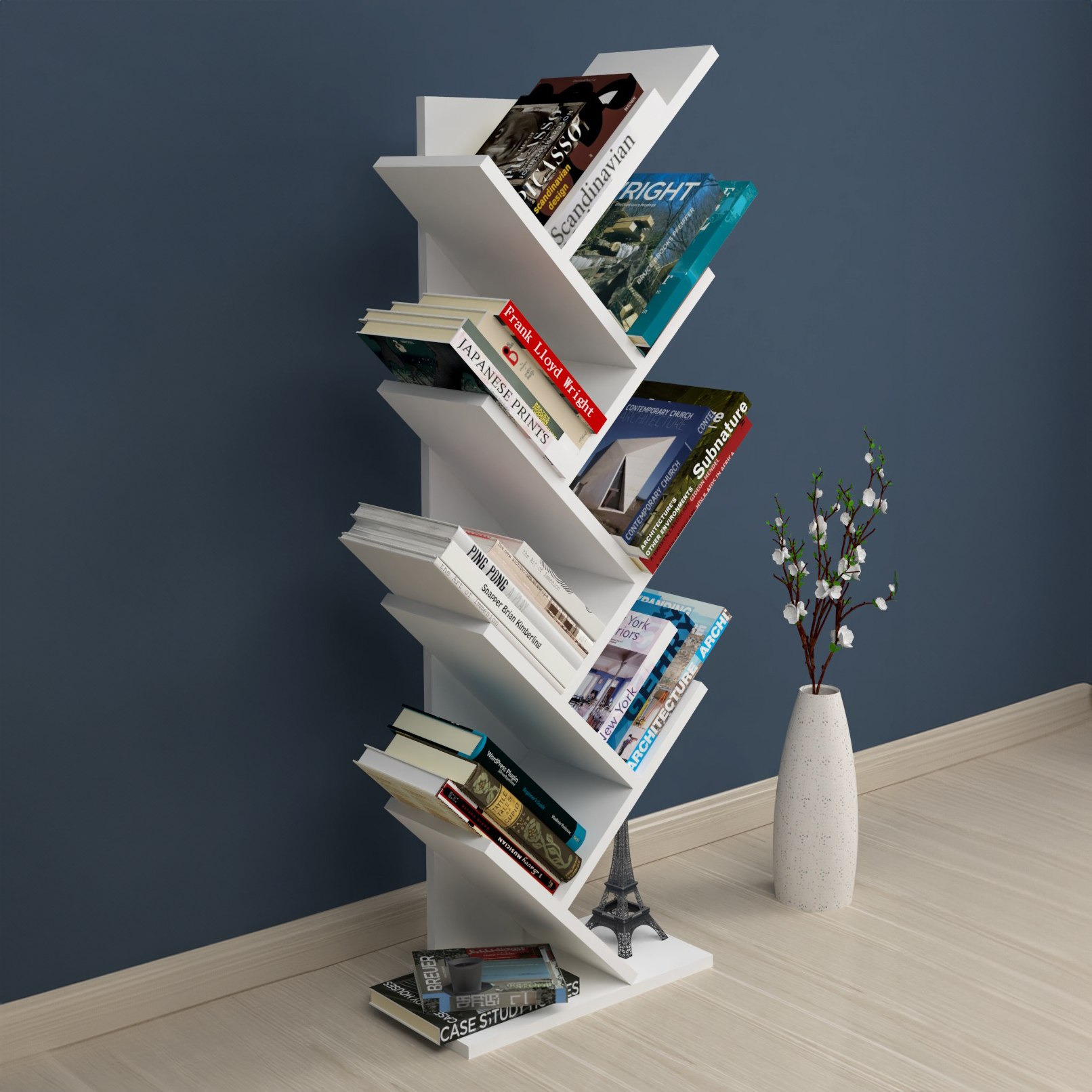 خزانة كتب تصميم شجرة 8 مستويات من مودوليكس فارجو-hbxfurniture-office-bookcases-image-4