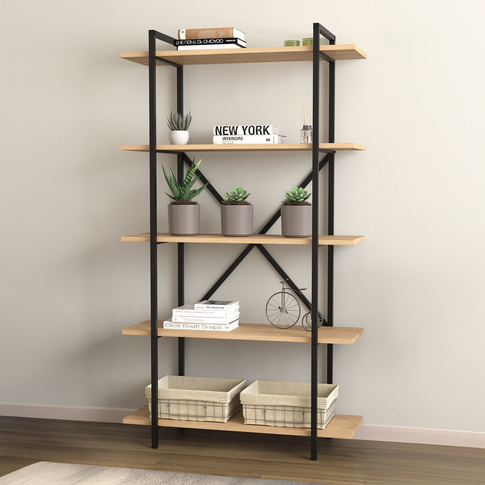 رف كتب 5 طوابق غوت من مودوليكس فارجو-hbxfurniture-office-bookcases-image-3