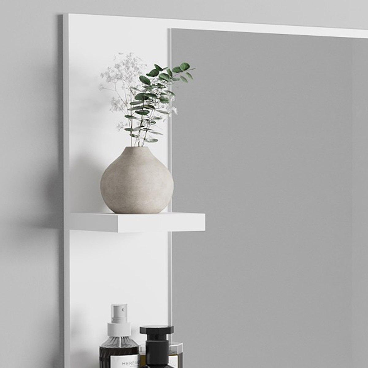Modulix Fargo Genova 3D Bathroom Shelf with Mirror-hbxdecorandfurnishings-bathroomaccessories-bathroomstorage-image-4