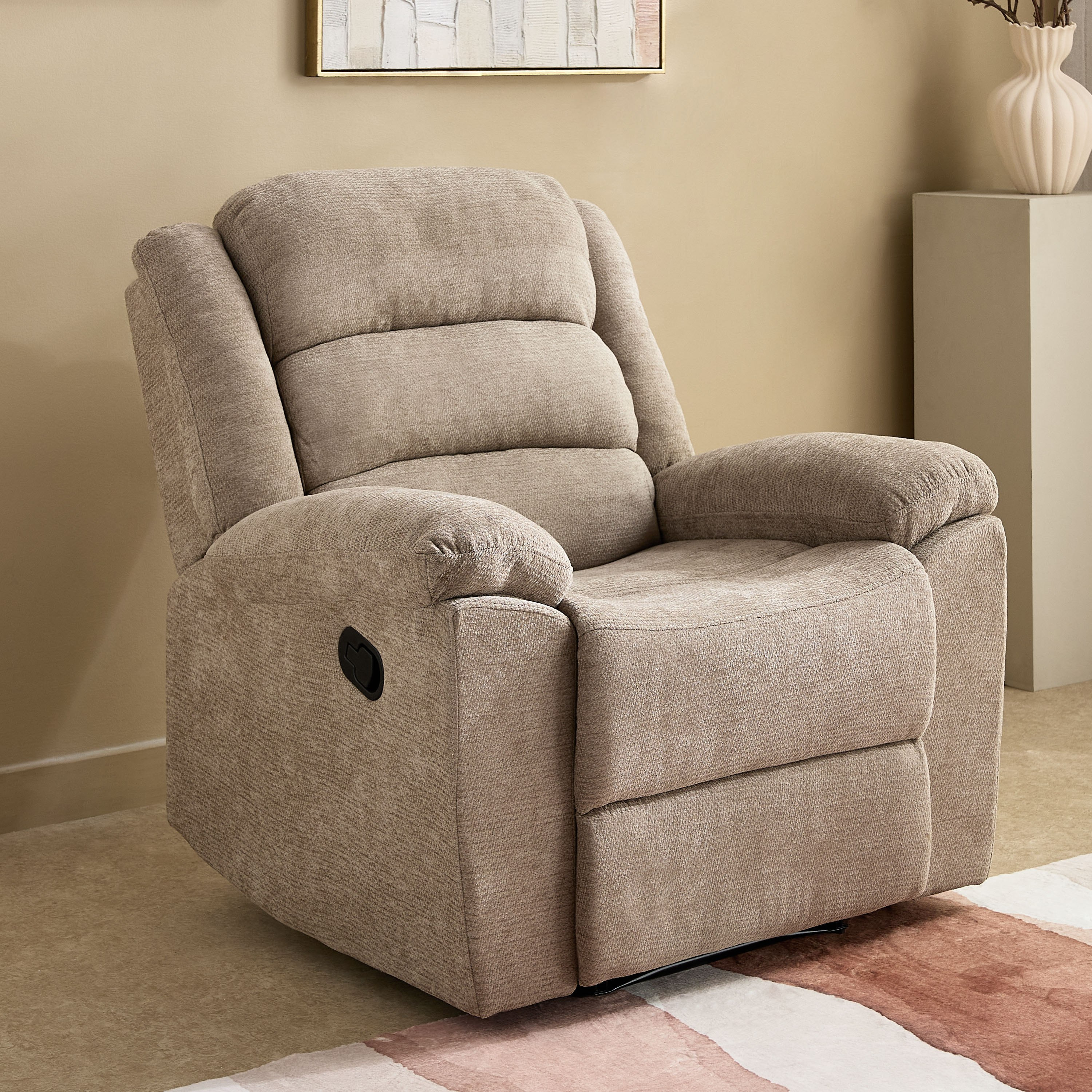 Zenobia Fabric Armchair Recliner-hbxfurniture-sofasandarmchairs-reclinersofas-image-1