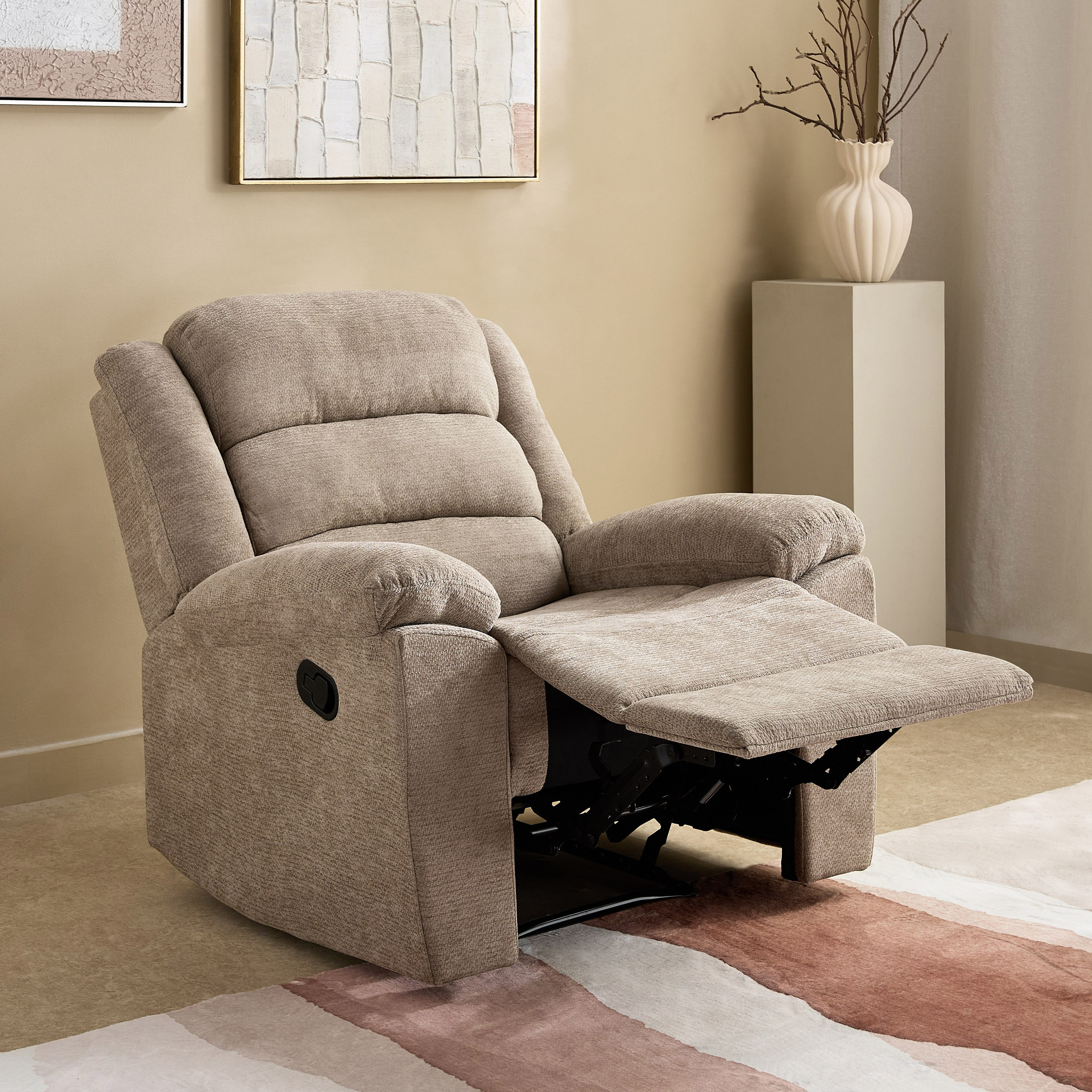 Zenobia Fabric Armchair Recliner-hbxfurniture-sofasandarmchairs-reclinersofas-image-2