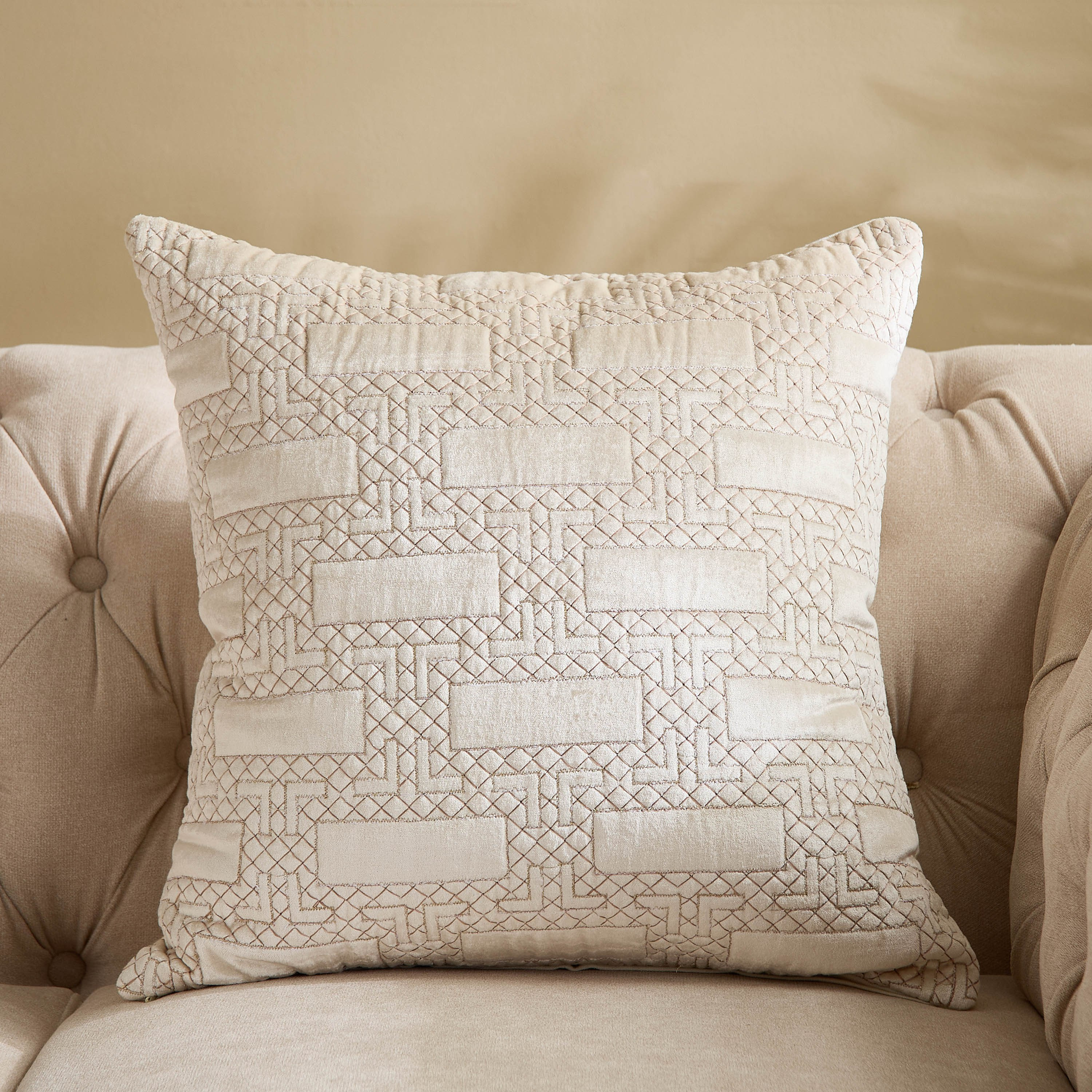Petra Formora Block Filled Cushion - 50x50 cm-hbxhomeware-hbxbedroom-image-1
