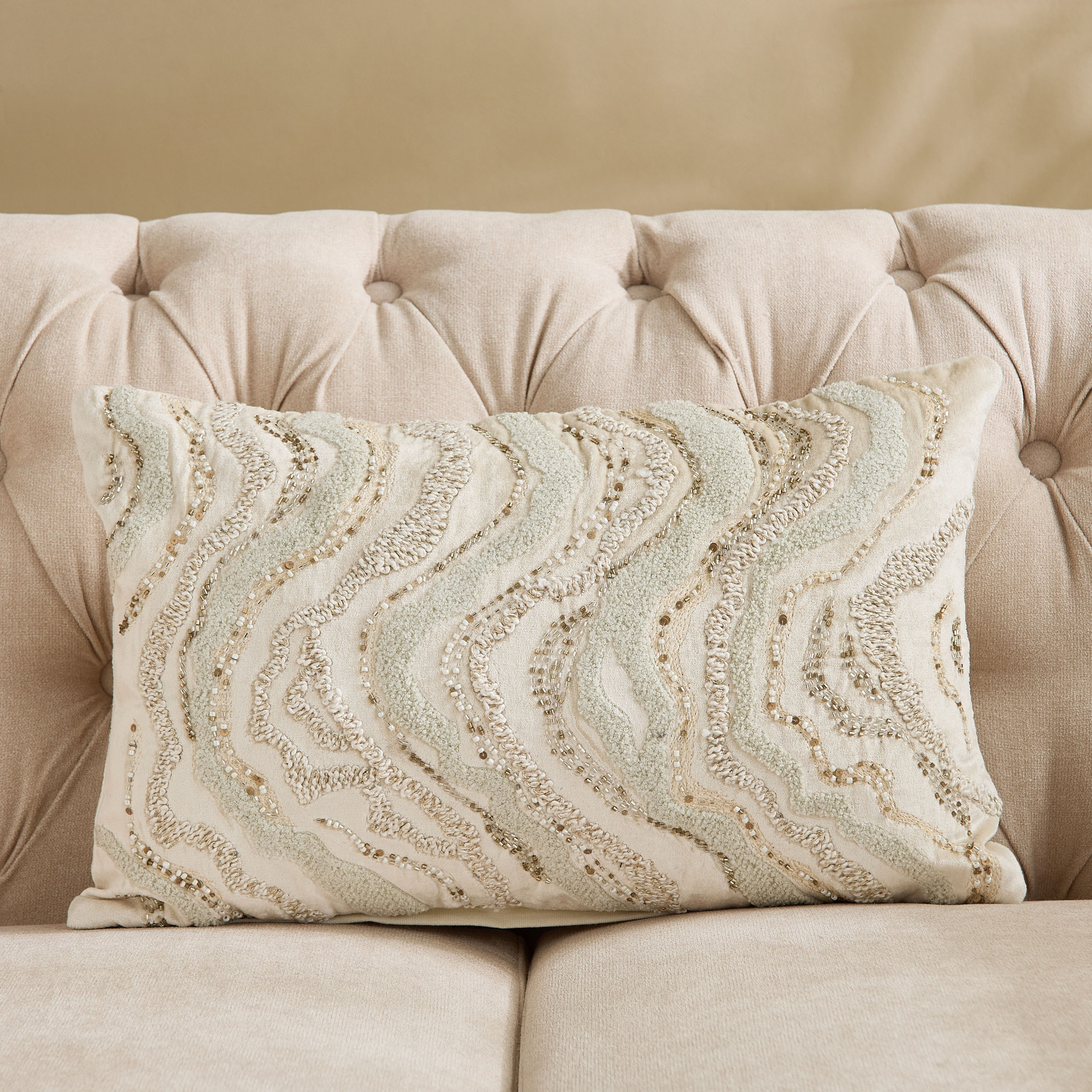 Petra Formora Wave Filled Cushion - 30x50 cm-hbxhomeware-hbxbedroom-image-1