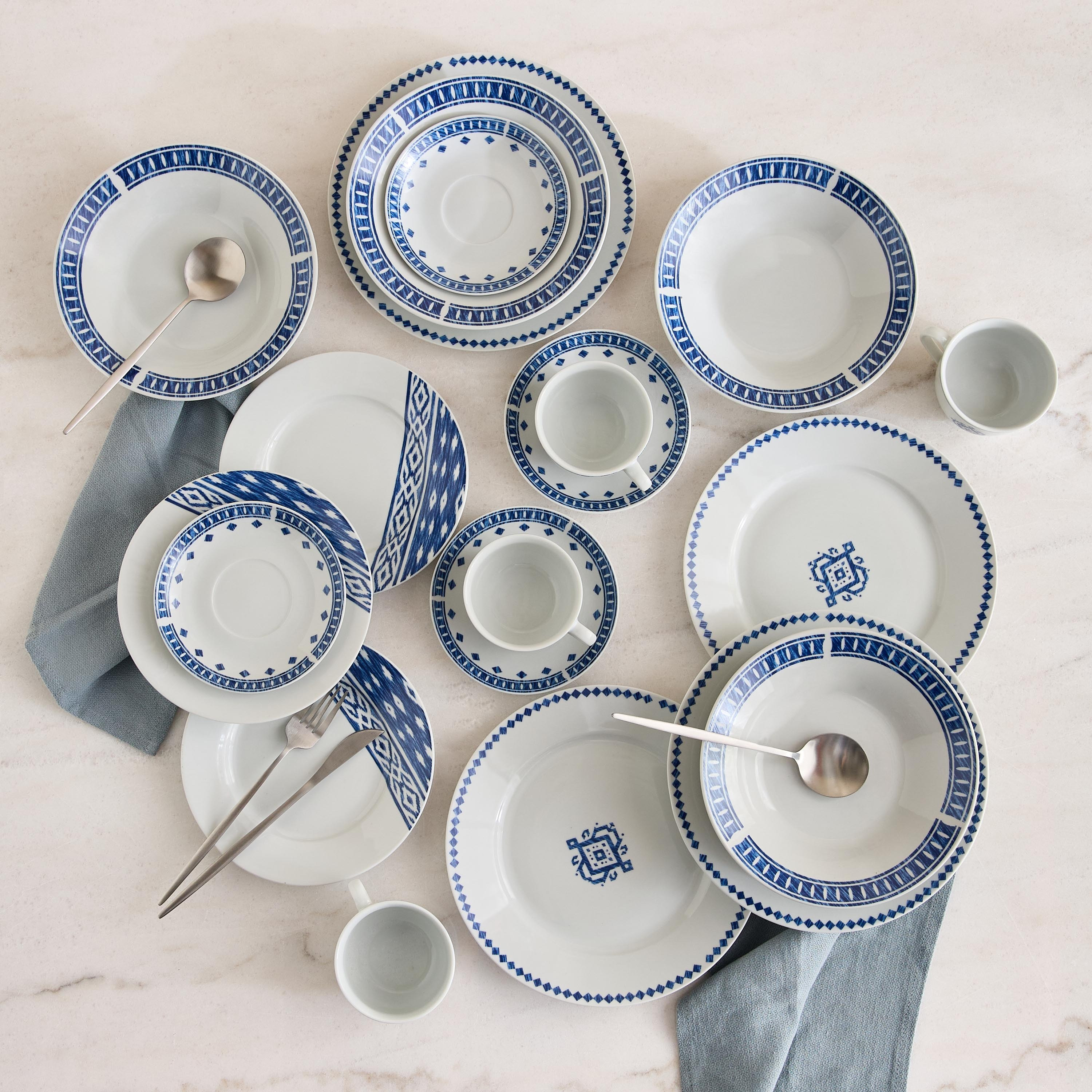 طقم عشاء بورسلان 20 قطعة من أتلانتا - لـ 4 أفراد-hbxhomeware-hbxkitchen-image-1