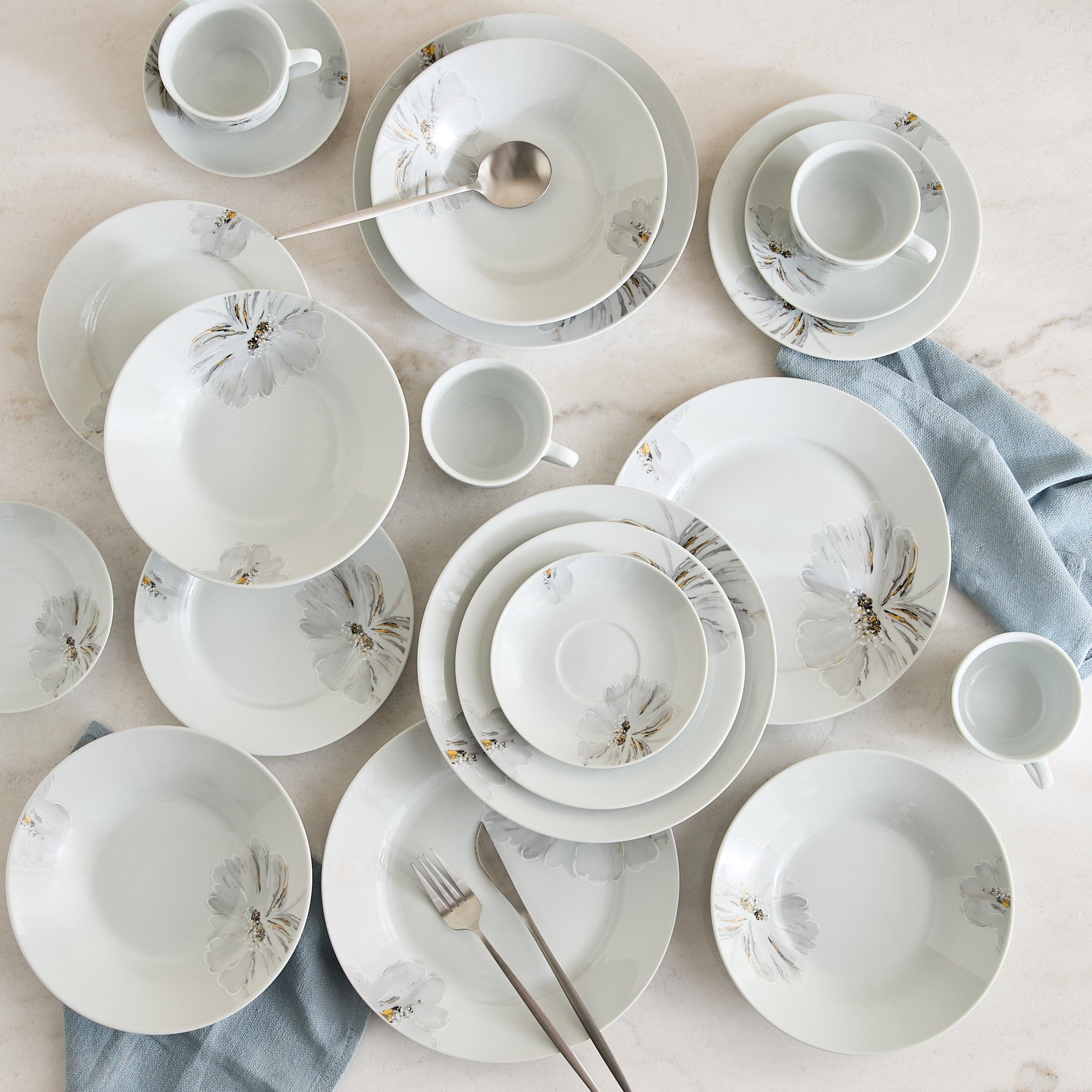 طقم عشاء بورسلان 20 قطعة من أتلانتا - لـ 4 أفراد-hbxhomeware-hbxkitchen-image-1