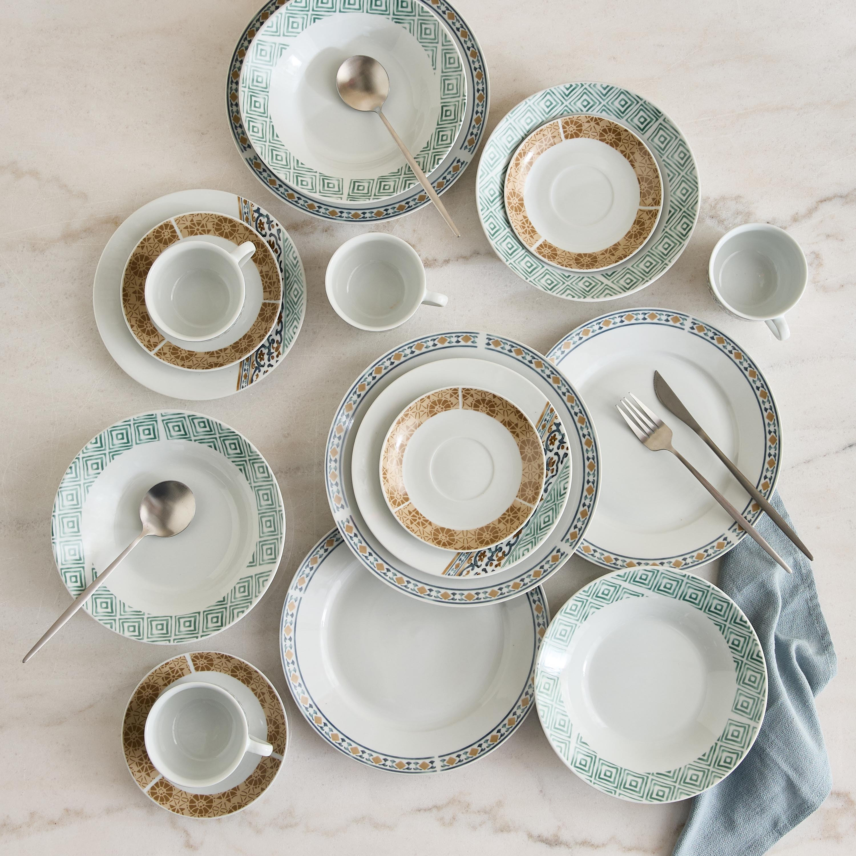 طقم عشاء بورسلان 20 قطعة من أتلانتا - لـ 4 أفراد-hbxhomeware-hbxkitchen-image-1