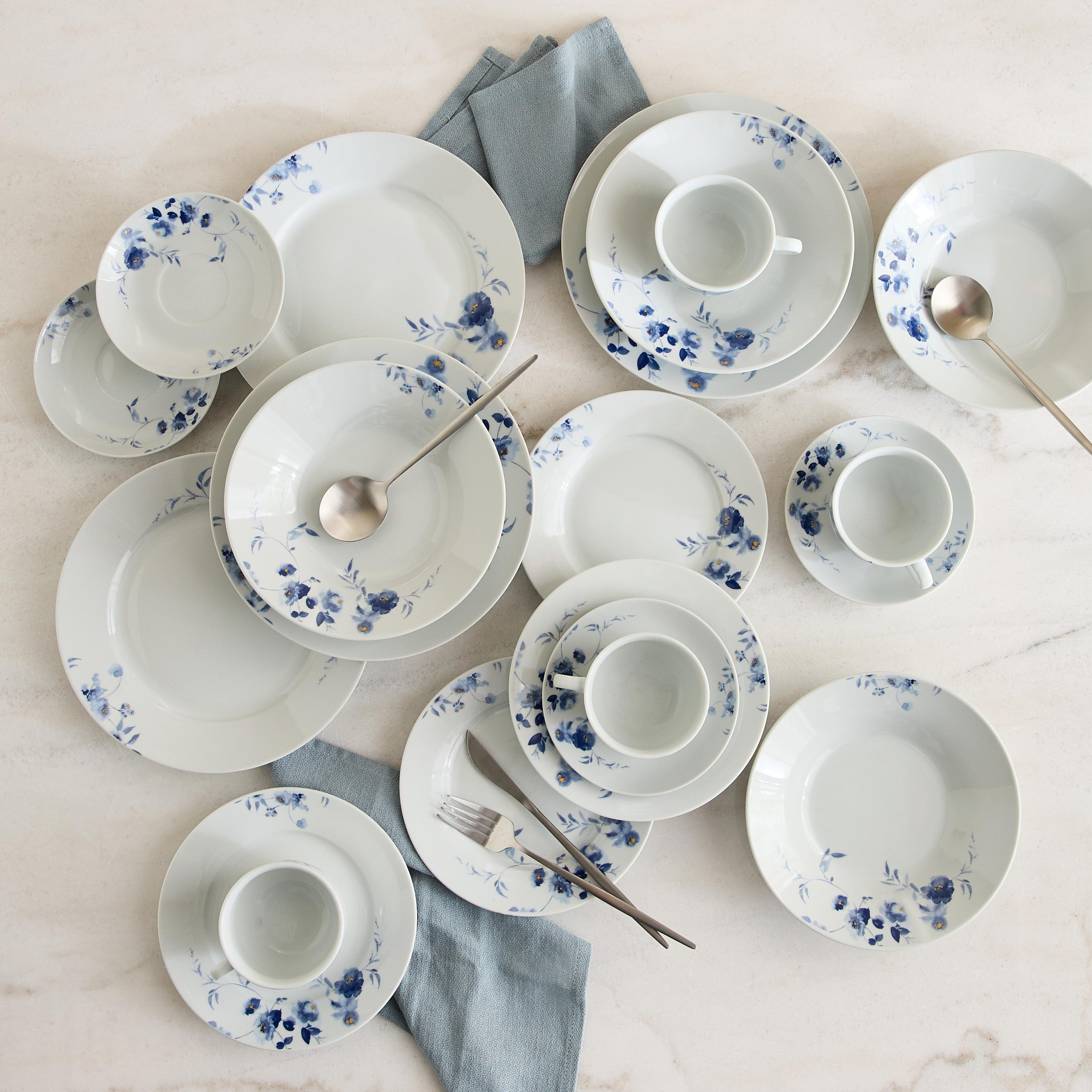 طقم عشاء بورسلان 20 قطعة من أتلانتا - لـ 4 أفراد-hbxhomeware-hbxkitchen-image-1