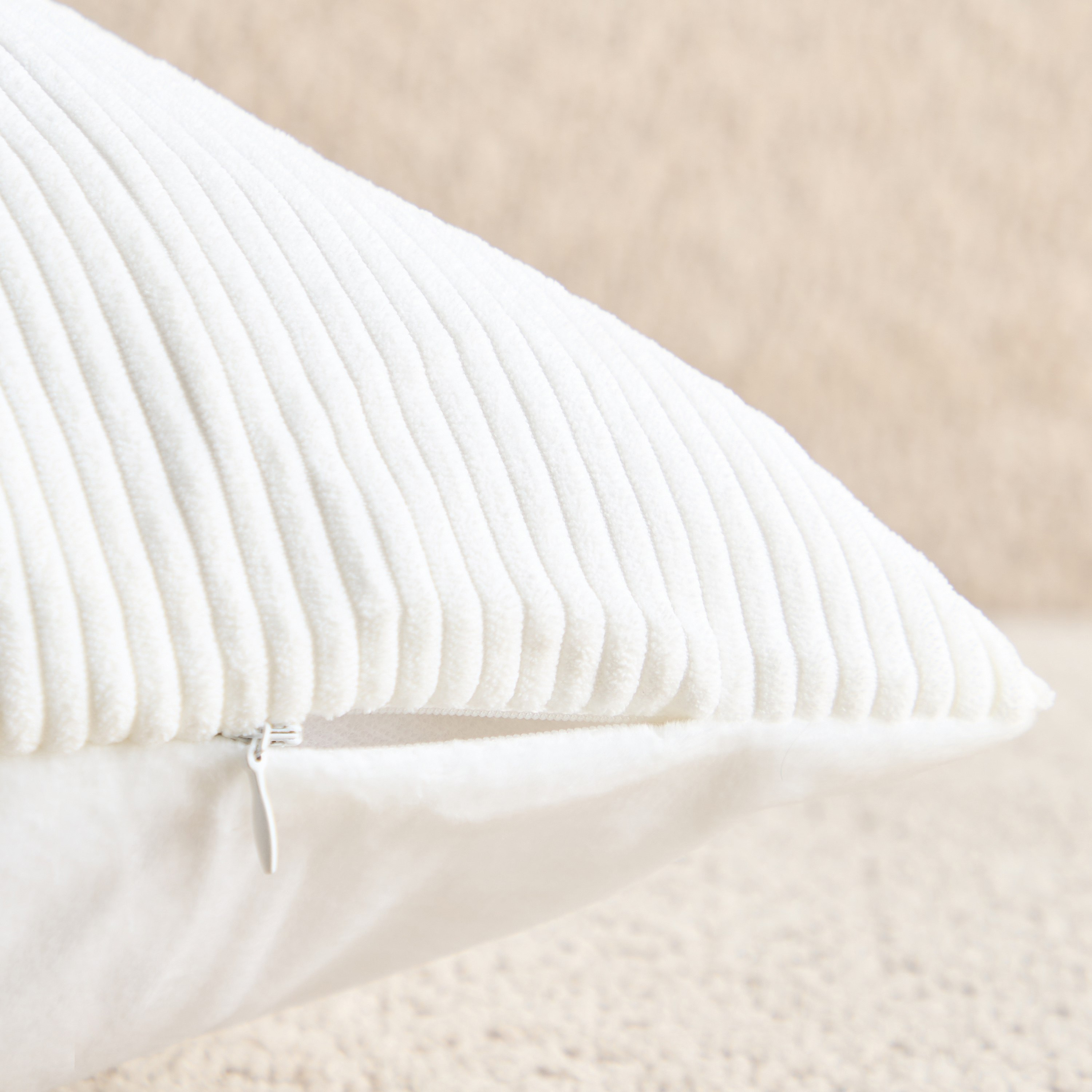VelvetEase Corduroy Cushion Cover - 50x50 cm-hbxhomeware-hbxbedroom-image-4