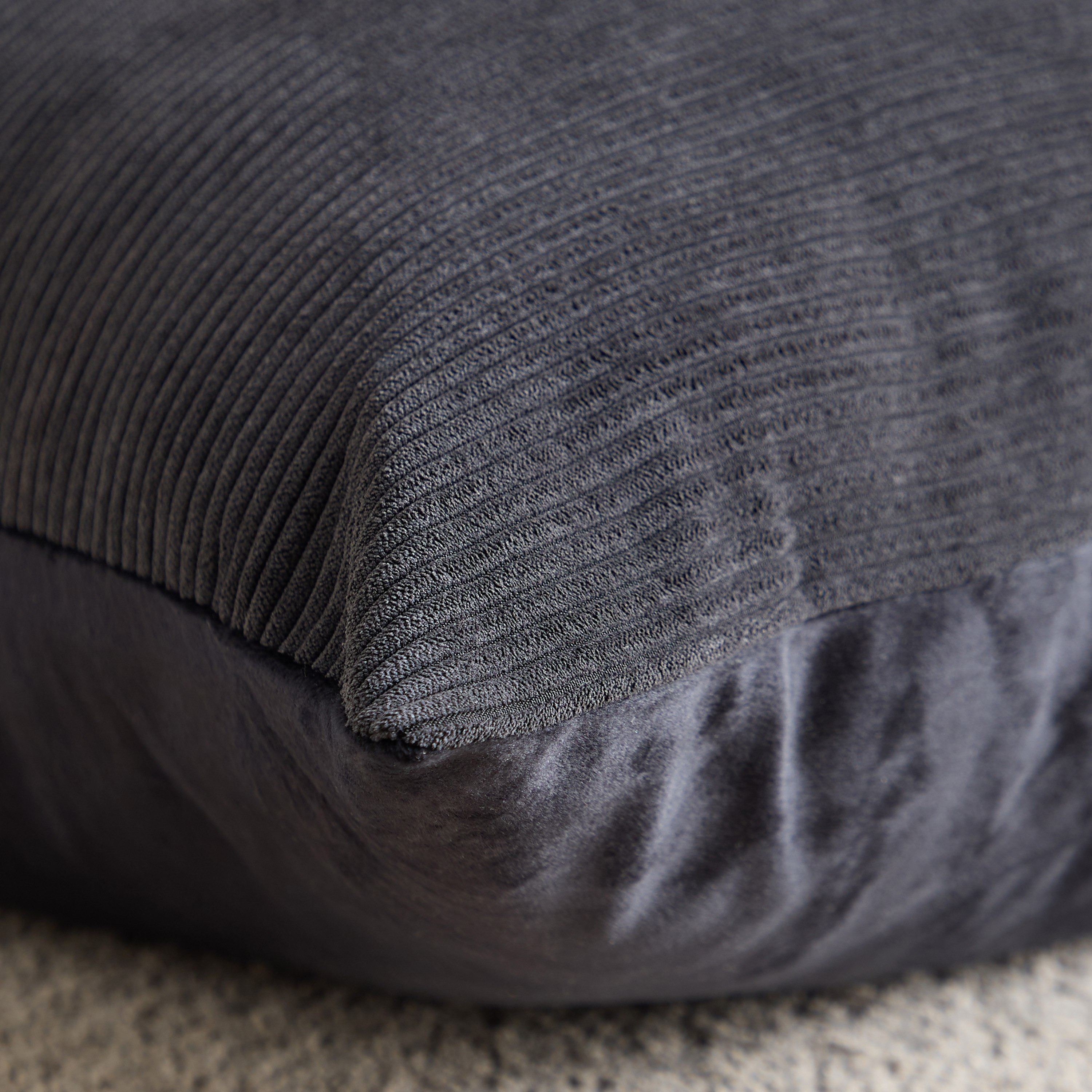 VelvetEase Corduroy Cushion Cover - 50x50 cm-hbxhomeware-hbxbedroom-image-3