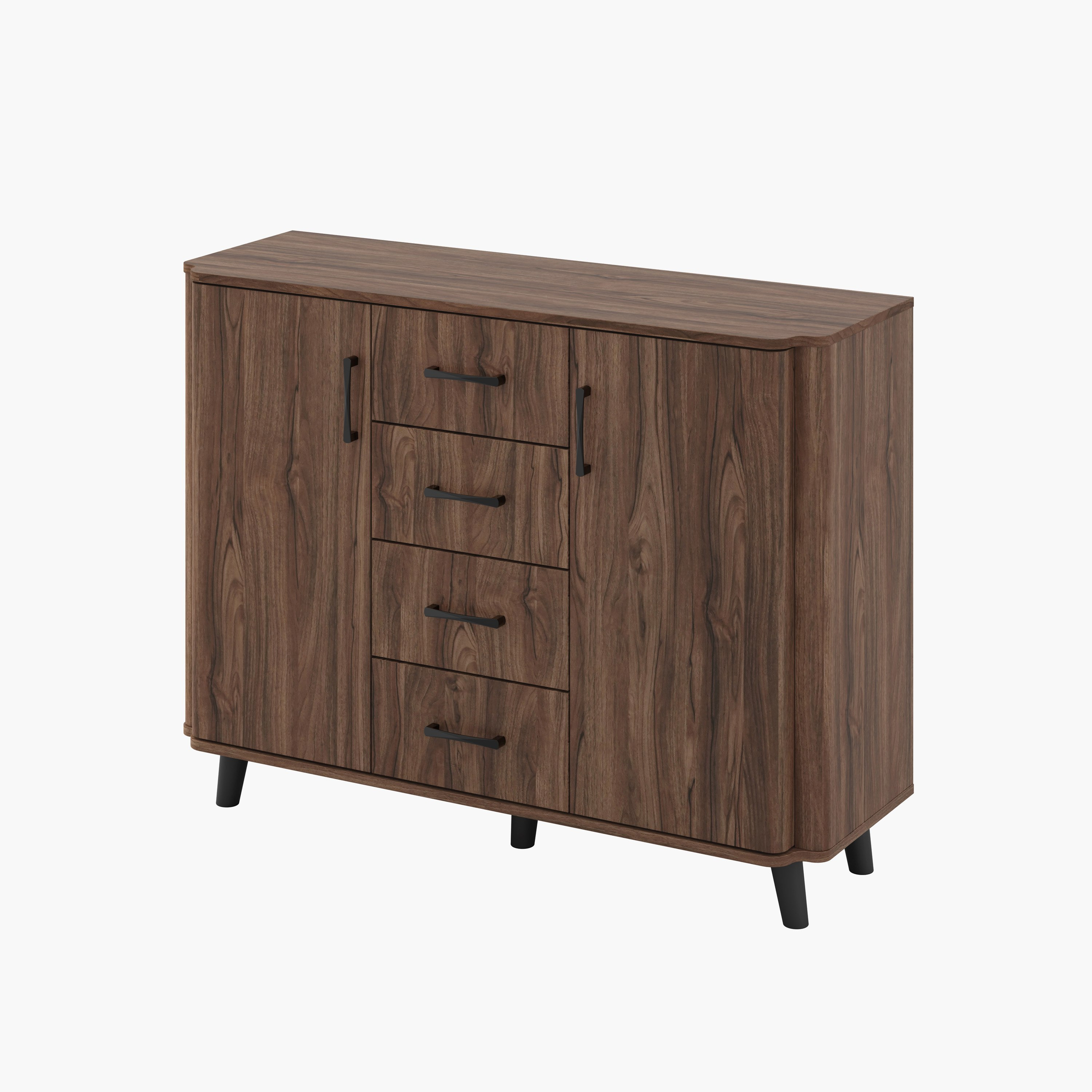 Hannah 1.2 Meter 2-Door Sideboard with 4 Drawers-hbxfurniture-diningroom-buffetsandsideboards-image-2