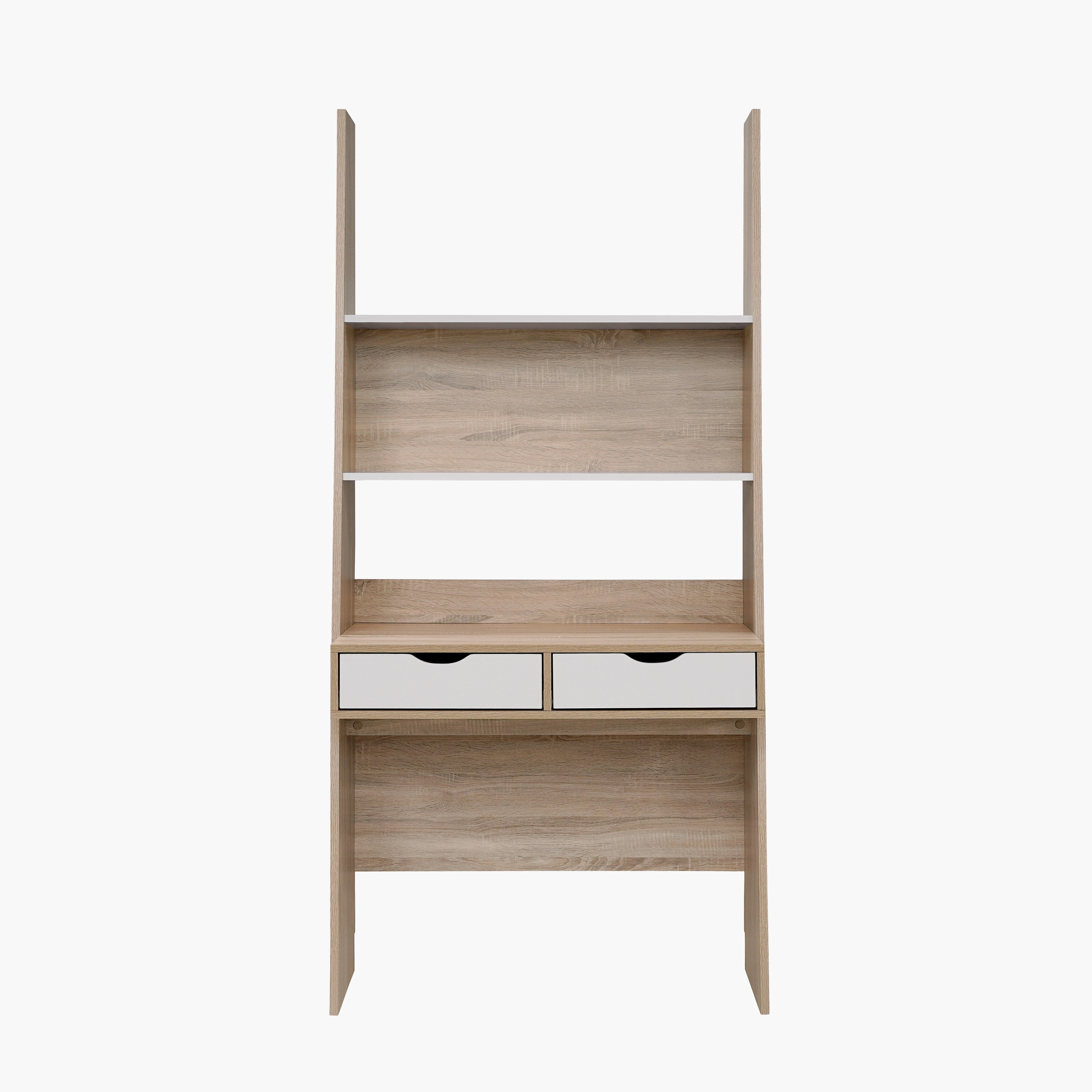 Melona 2-Drawer Study Desk with Hutch-hbxfurniture-office-desks-image-2