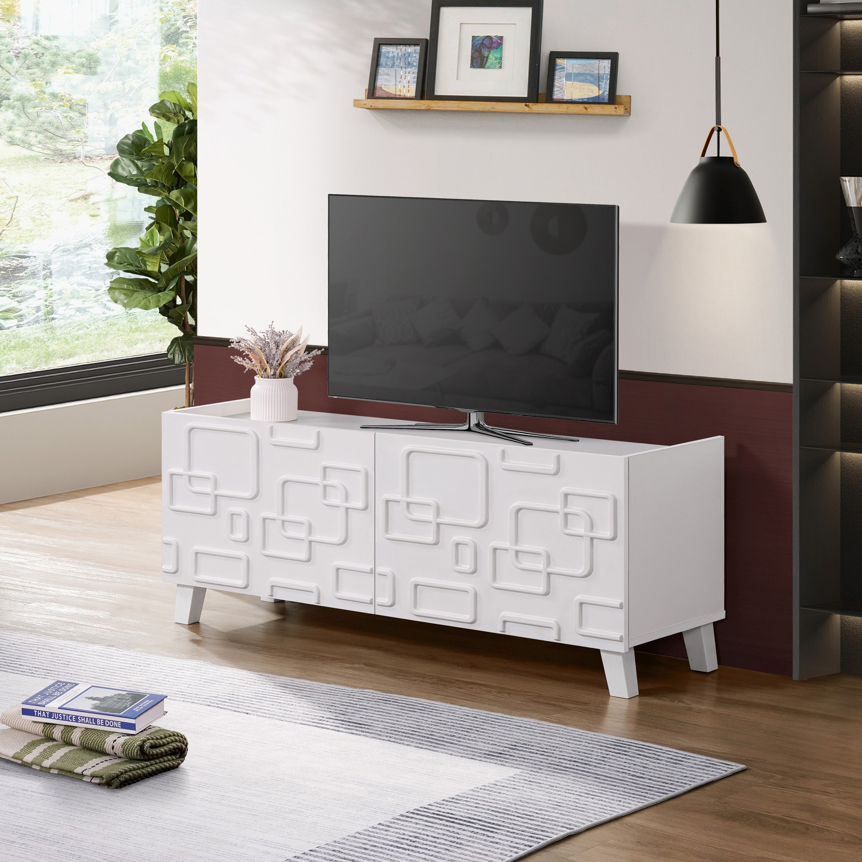وحدة تلفزيون صغيرة 1.2 متر للأجهزة حتى 50 بوصة من إكسينيا-hbxlivingroom-mediaunitsandstorage-tvunits-image-1