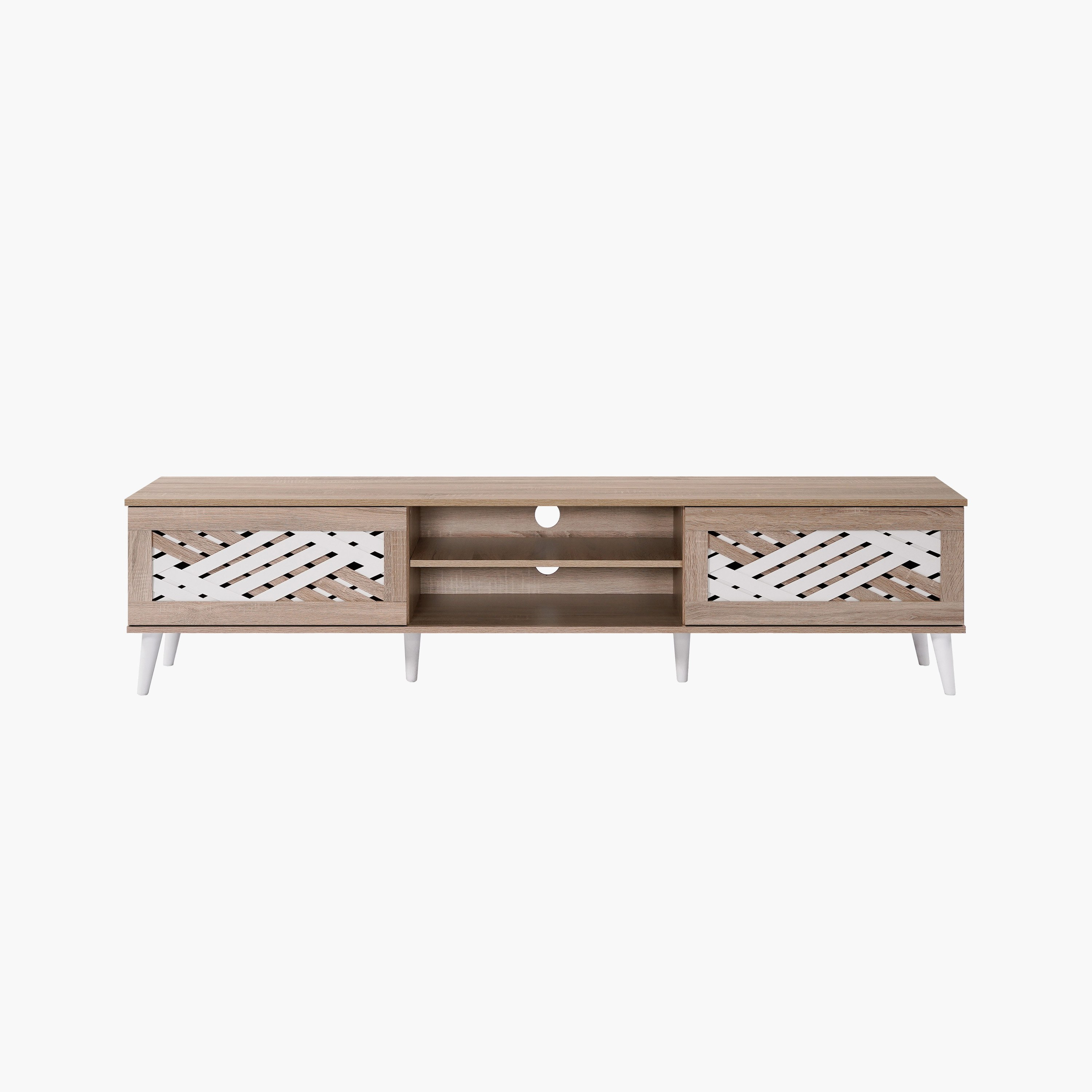 Twix 1.8 Metre Large TV Unit for TVs up to 75 inches-hbxlivingroom-mediaunitsandstorage-tvunits-image-2