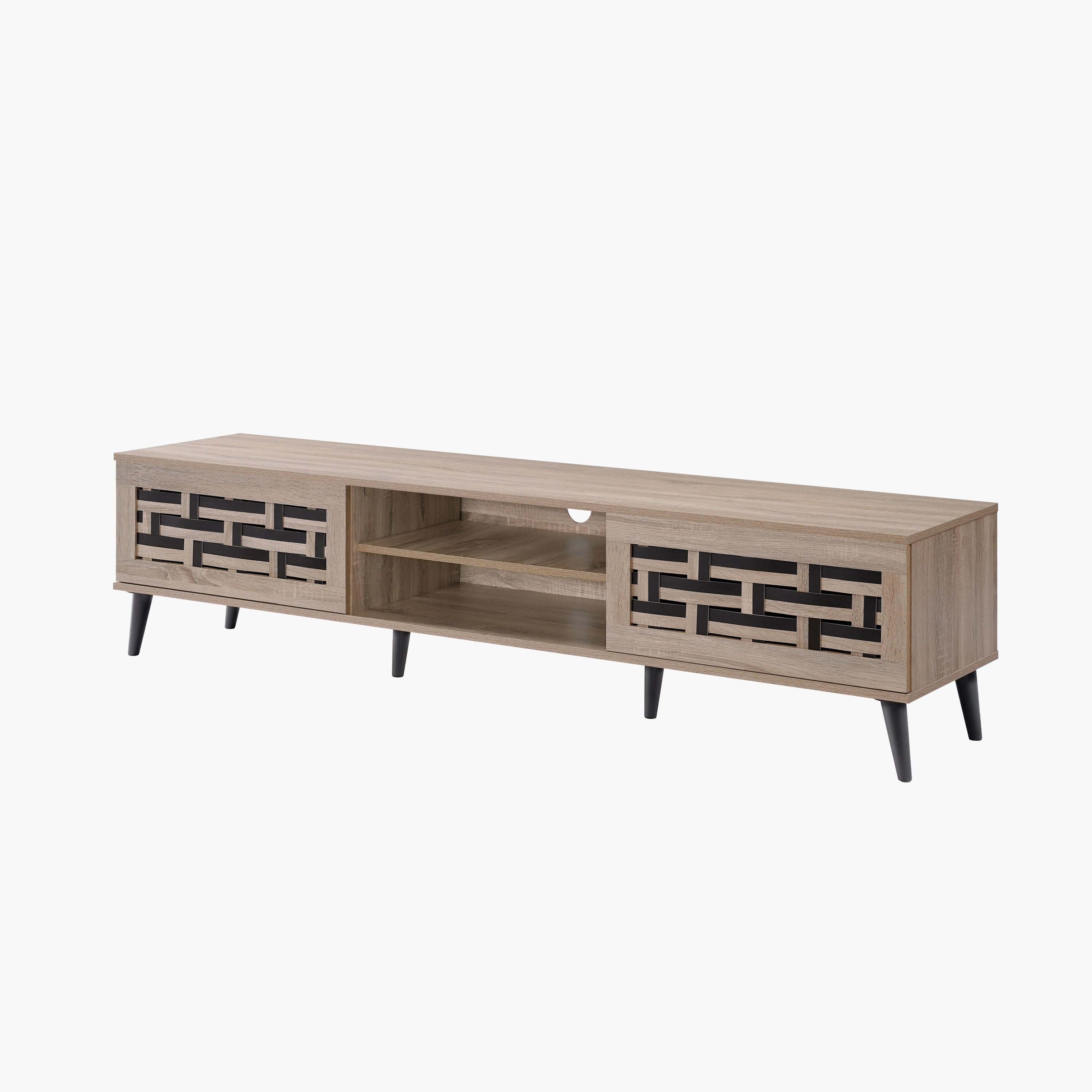 Barret 1.8 Metre Large TV Unit for TVs up to 75 inches-hbxlivingroom-mediaunitsandstorage-tvunits-image-4