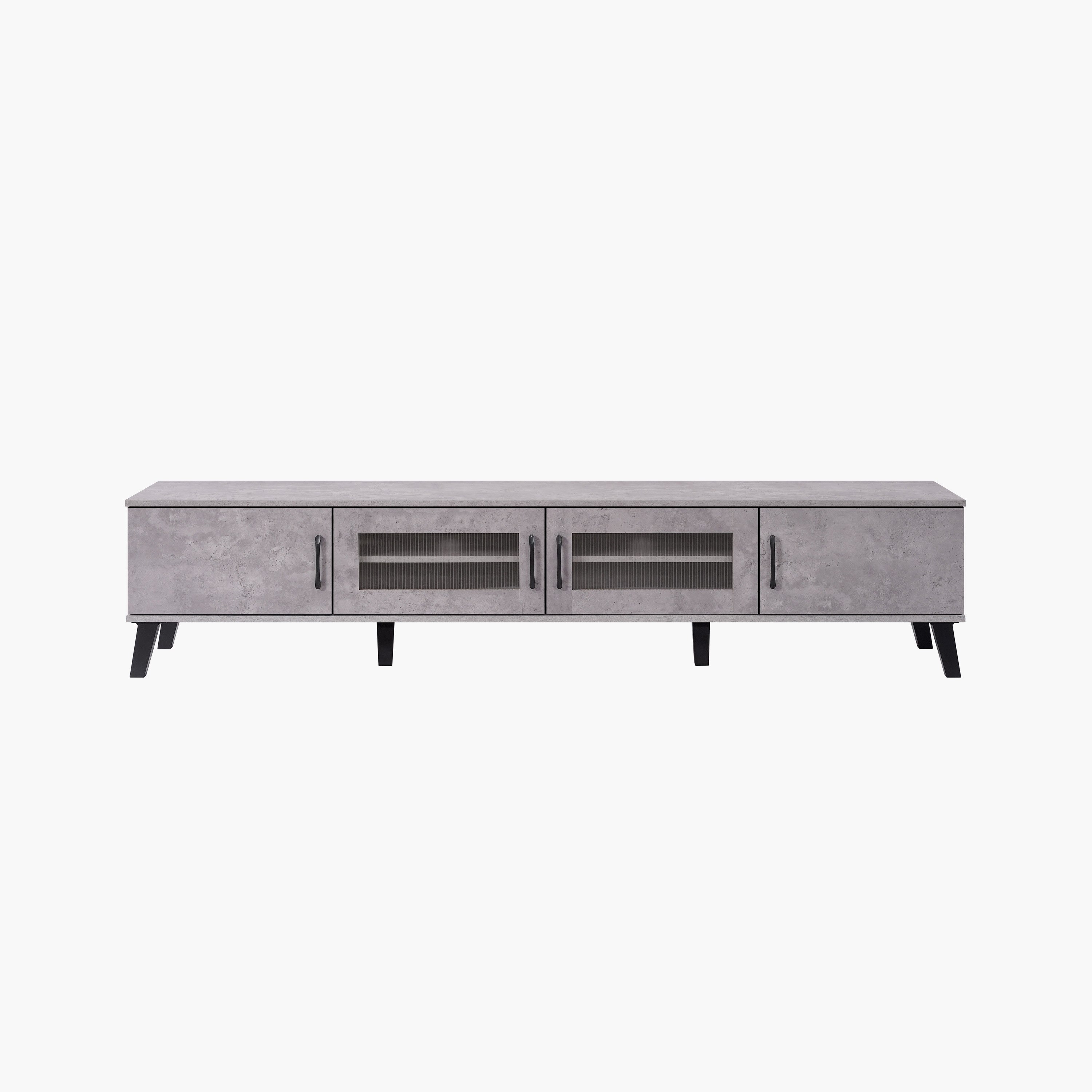 Celio 2 Metre Large TV Unit for TVs up to 80 inches-hbxlivingroom-mediaunitsandstorage-tvunits-image-2