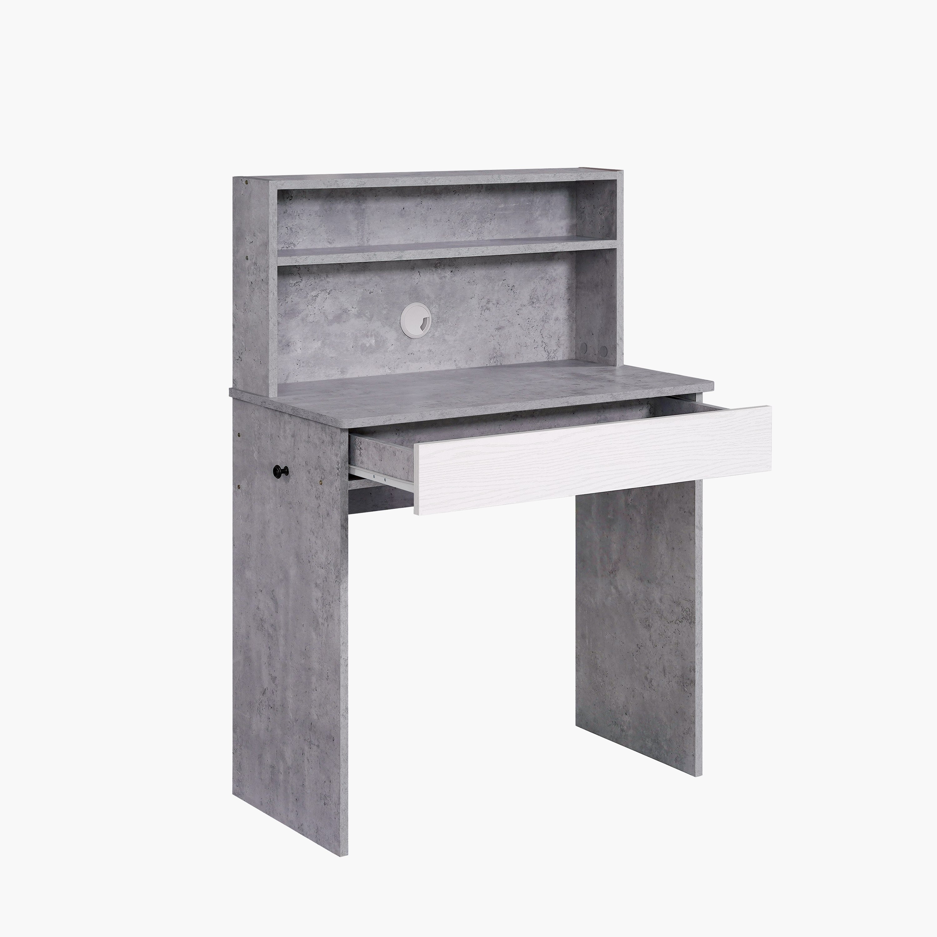 Islet Compact 1-Drawer Study Desk with Hutch-hbxfurniture-office-desks-image-3