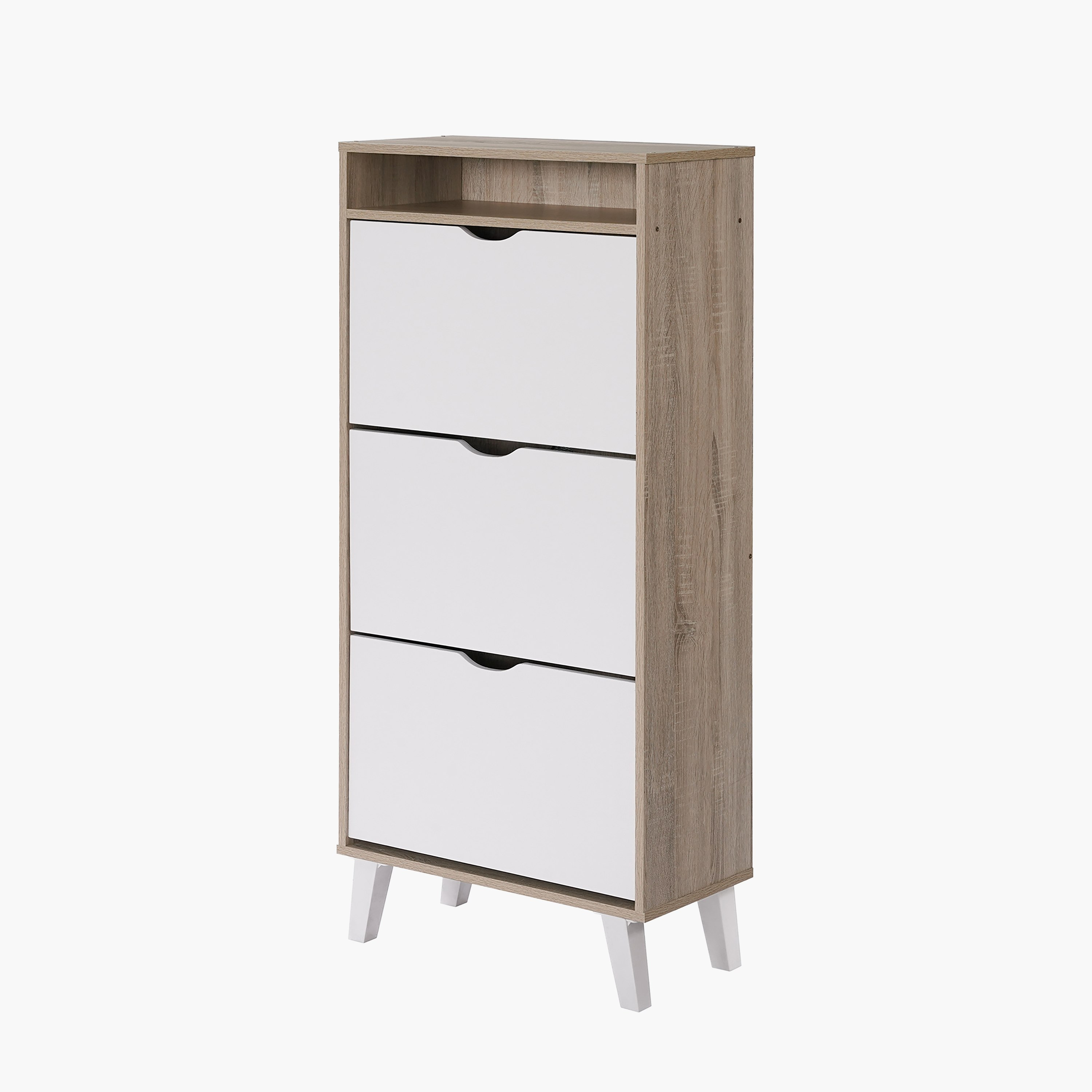 Alford Albany 18-Pair 3-Tier Shoe Cabinet with Open Shelf-PROMO_HB_BAH_THRESHOLD_Furniture_100426-image-5