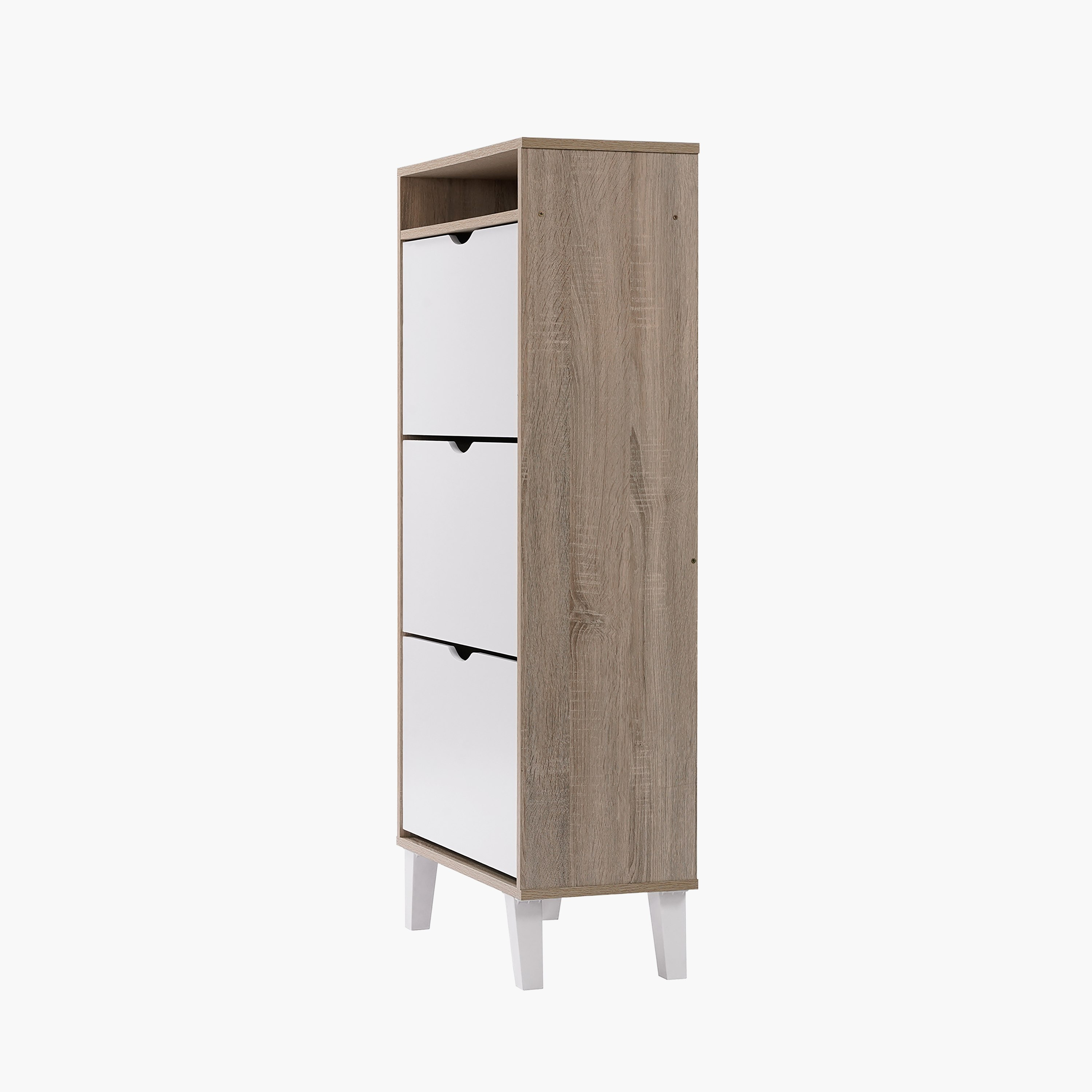 Alford Albany 18-Pair 3-Tier Shoe Cabinet with Open Shelf-PROMO_HB_BAH_THRESHOLD_Furniture_100426-image-6