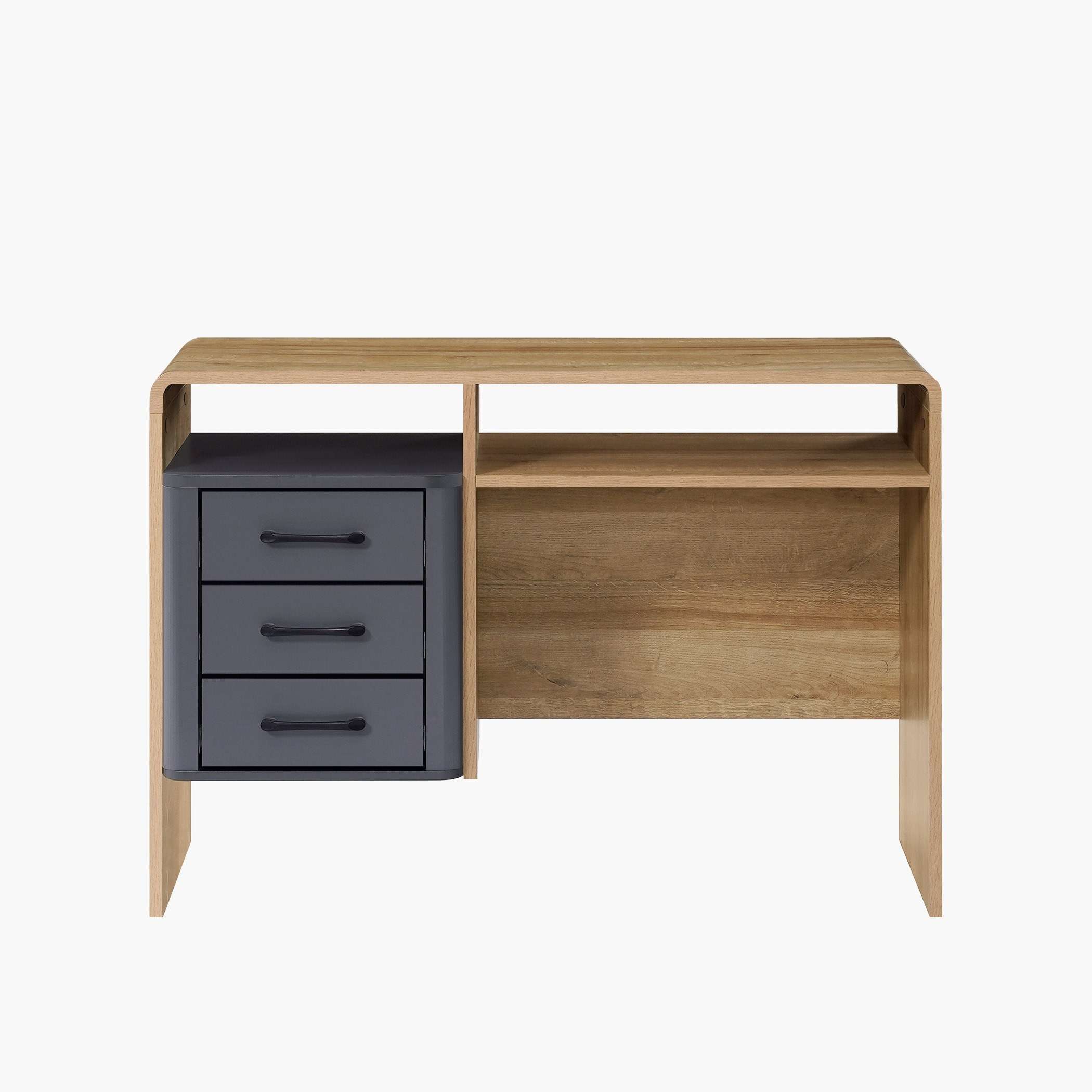 Nairobi 3-Drawer Study Desk with Shelf-hbxfurniture-office-desks-image-2