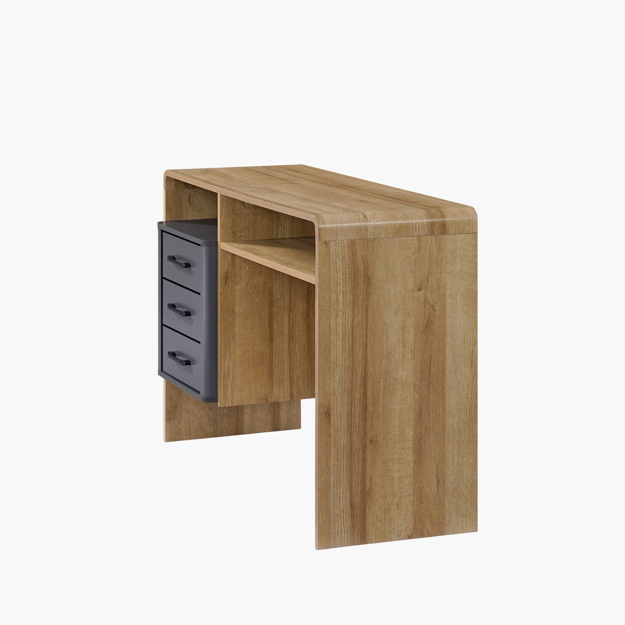 Nairobi 3-Drawer Study Desk with Shelf-hbxfurniture-office-desks-image-5