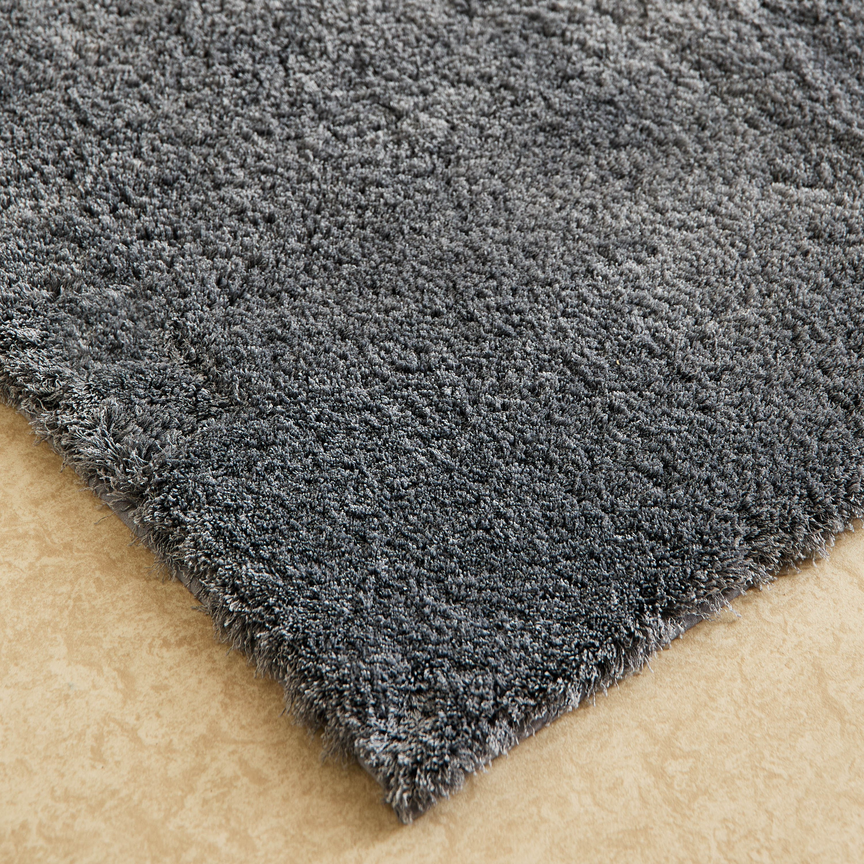 Leah Sliky Shag Plush Antiskid Bathmat - 45x75 cm-hbxbedroom-floorcoverings-bathmats-image-2