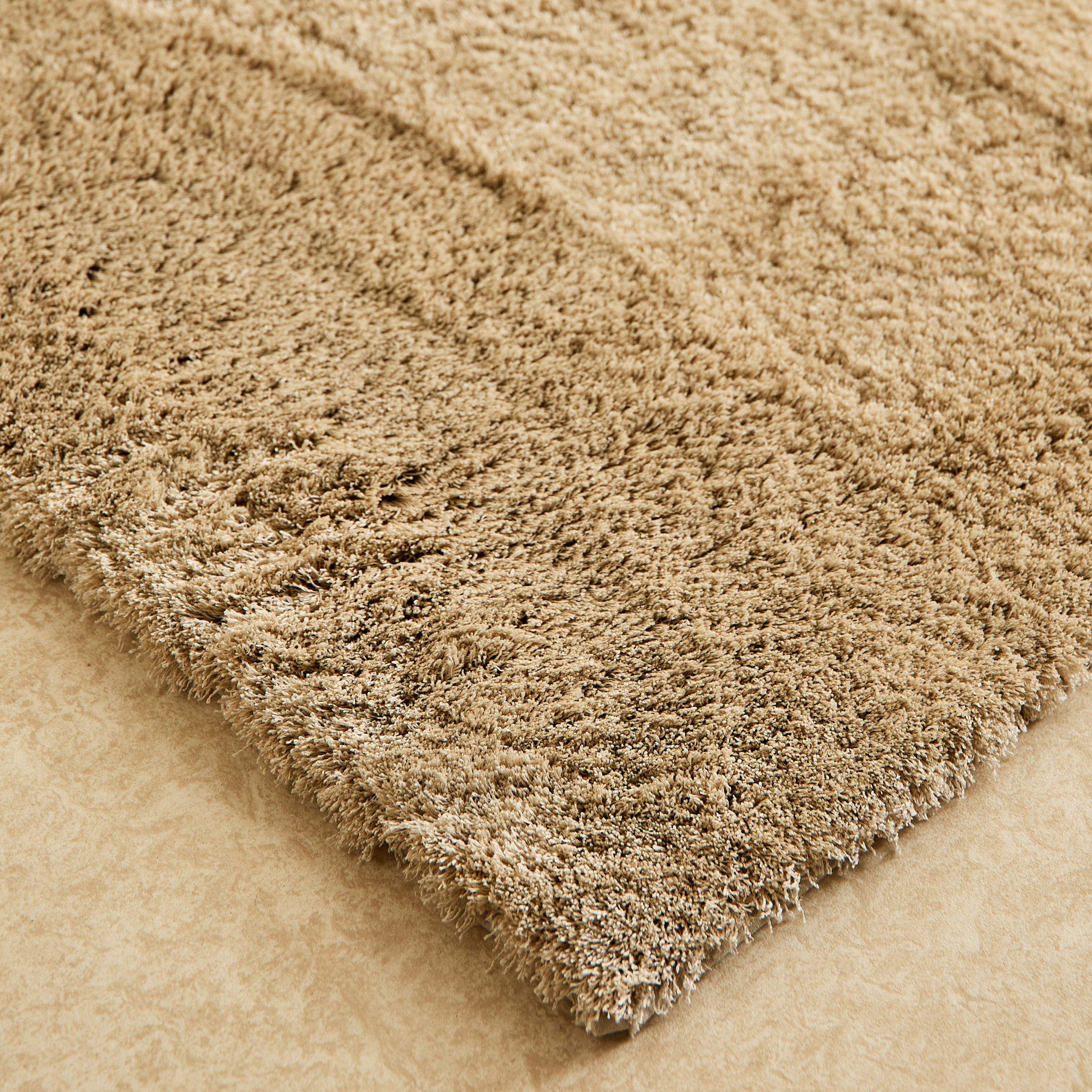 Leah Sliky Shag Plush Antiskid Bathmat - 60x90 cm-hbxbedroom-floorcoverings-bathmats-image-2