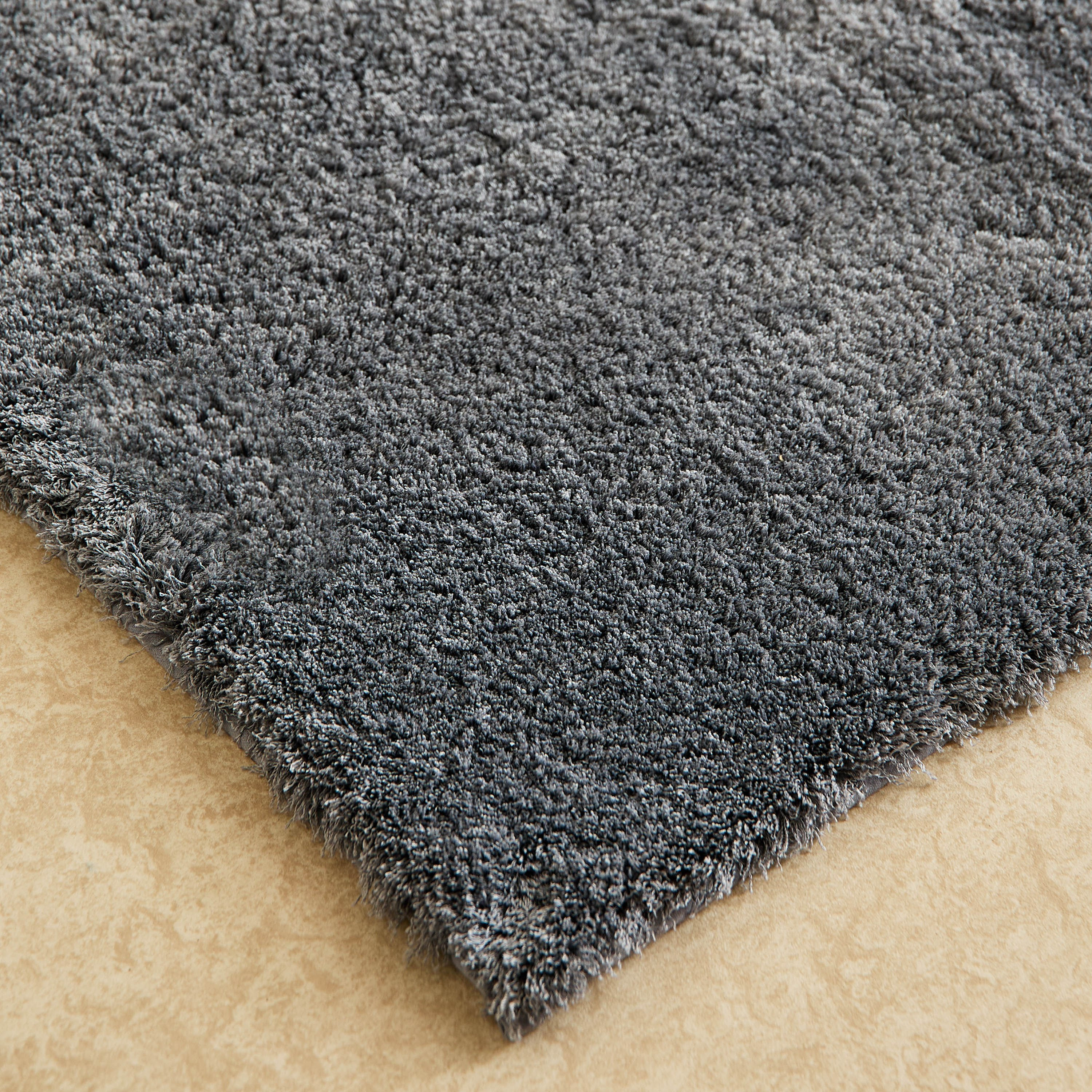 Leah Sliky Shag Plush Antiskid Bathmat - 70x120 cm-hbxbedroom-floorcoverings-bathmats-image-2