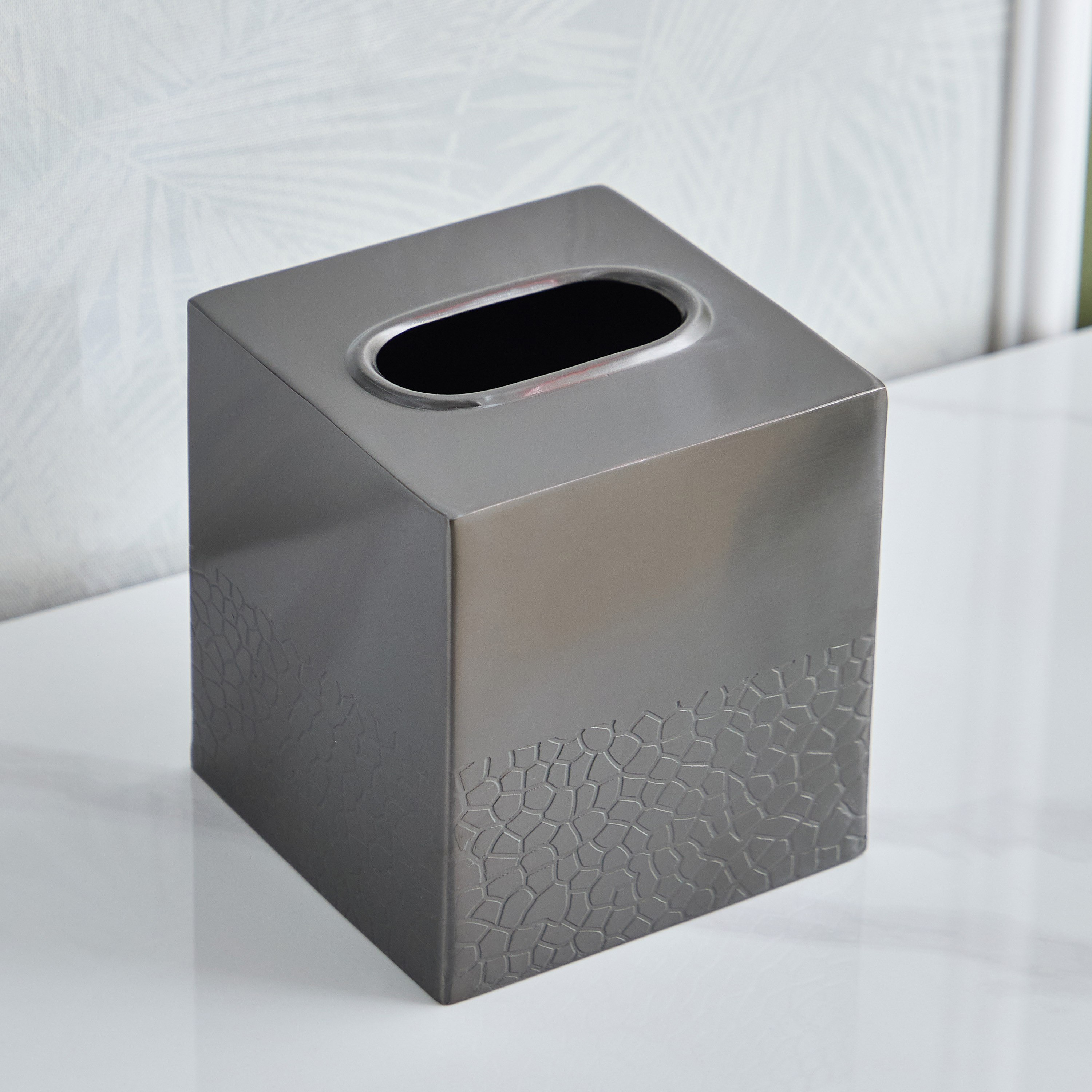Elton Stainless Steel Tissue Box Holder-hbxhomeware-bathandlaundry-tissueboxesandcottonjars-image-2