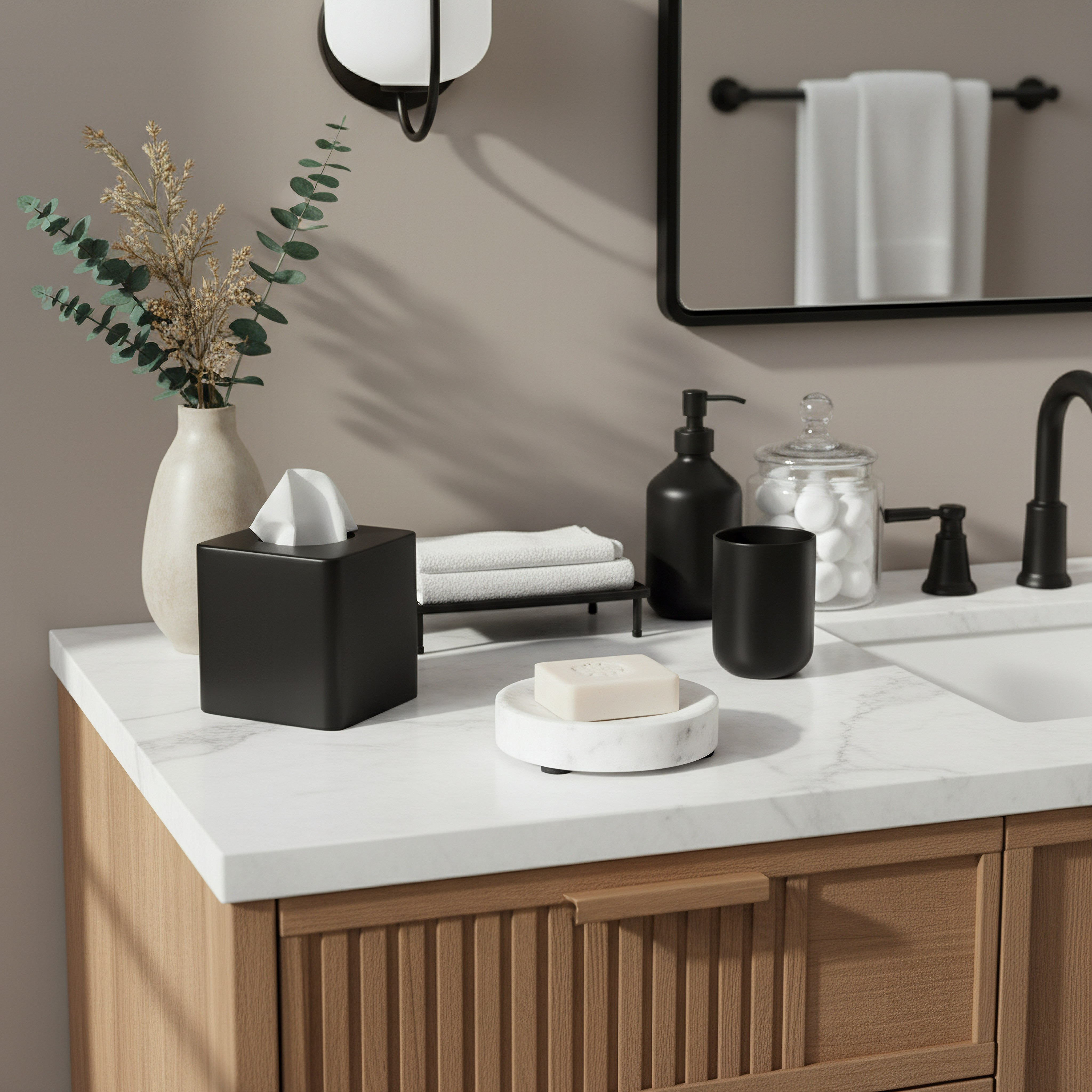 Royal Marble Soap Dish - 10x10x2.5 cm-PROMO_HB_AE_B1G1_250925-image-3