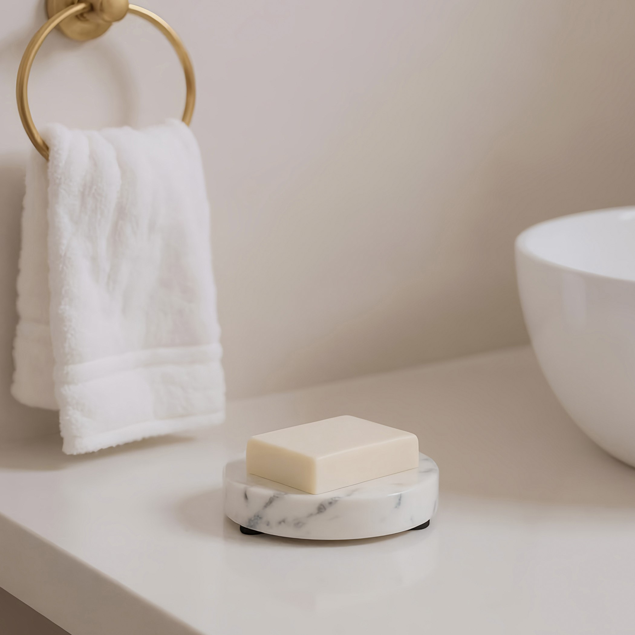 Royal Marble Soap Dish - 10x10x2.5 cm-PROMO_HB_AE_B1G1_250925-image-4