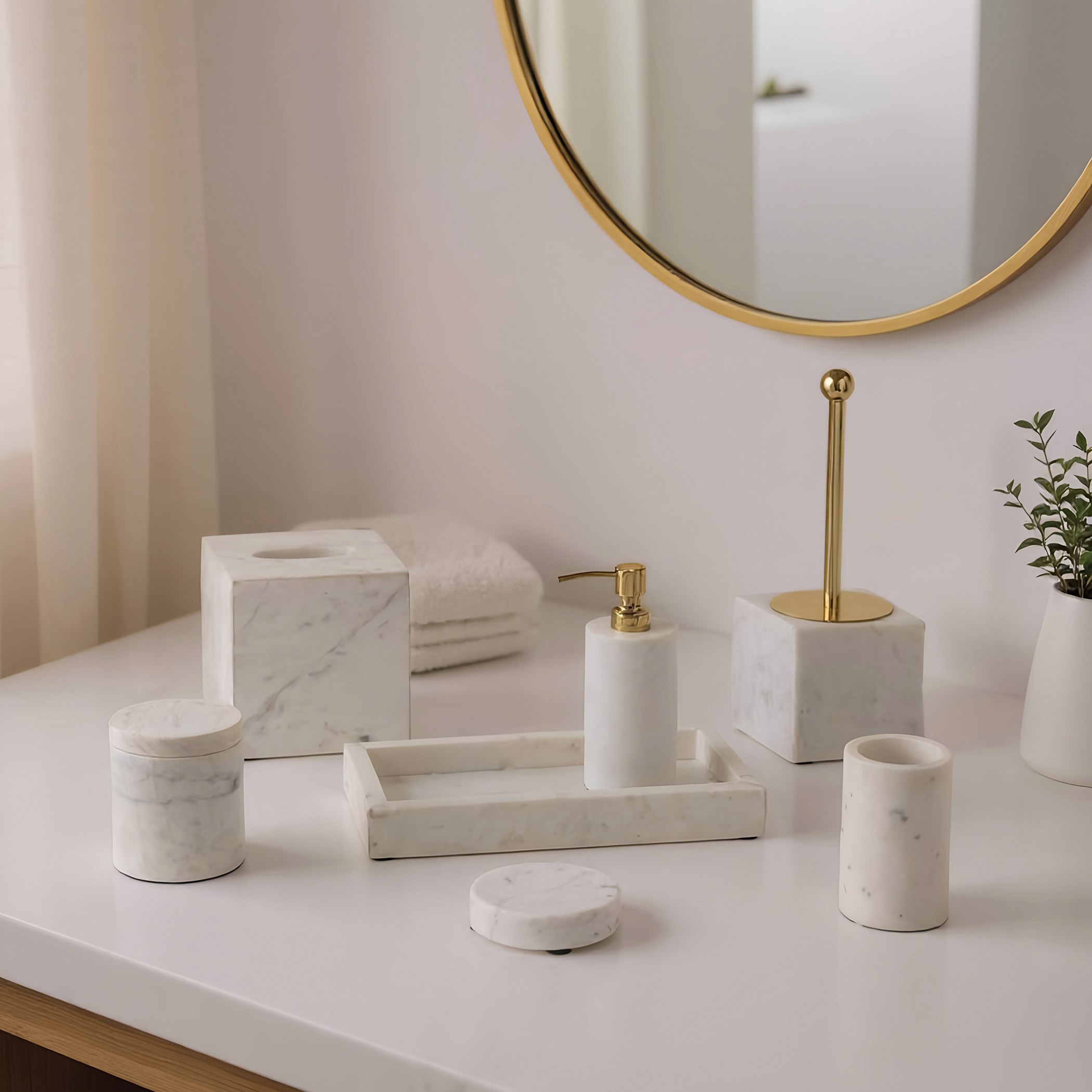 Royal Marble Soap Dish - 10x10x2.5 cm-PROMO_HB_AE_B1G1_250925-image-7