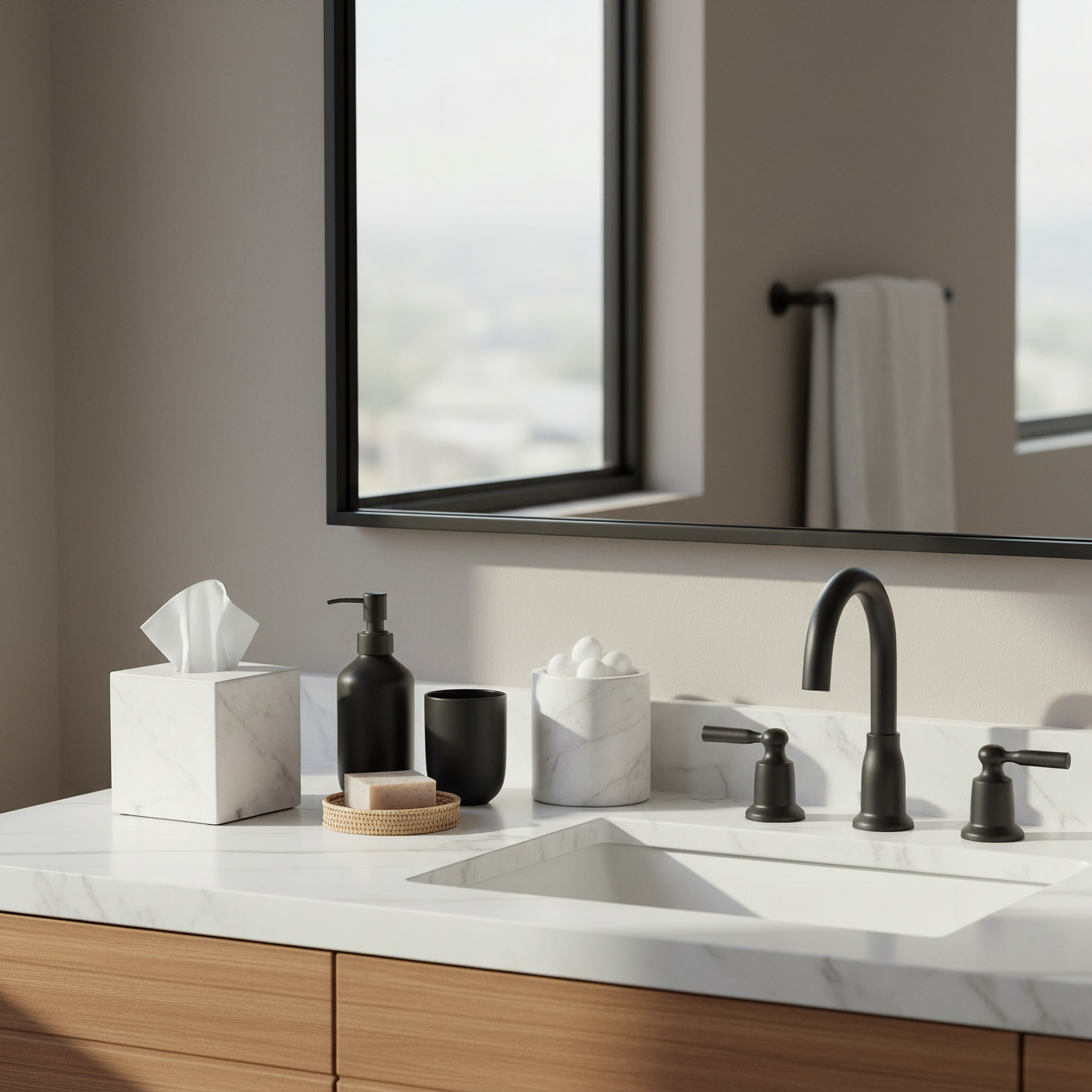 علبة مناديل رخام من رويال-hbxhomeware-bathandlaundry-tissueboxesandcottonjars-image-3