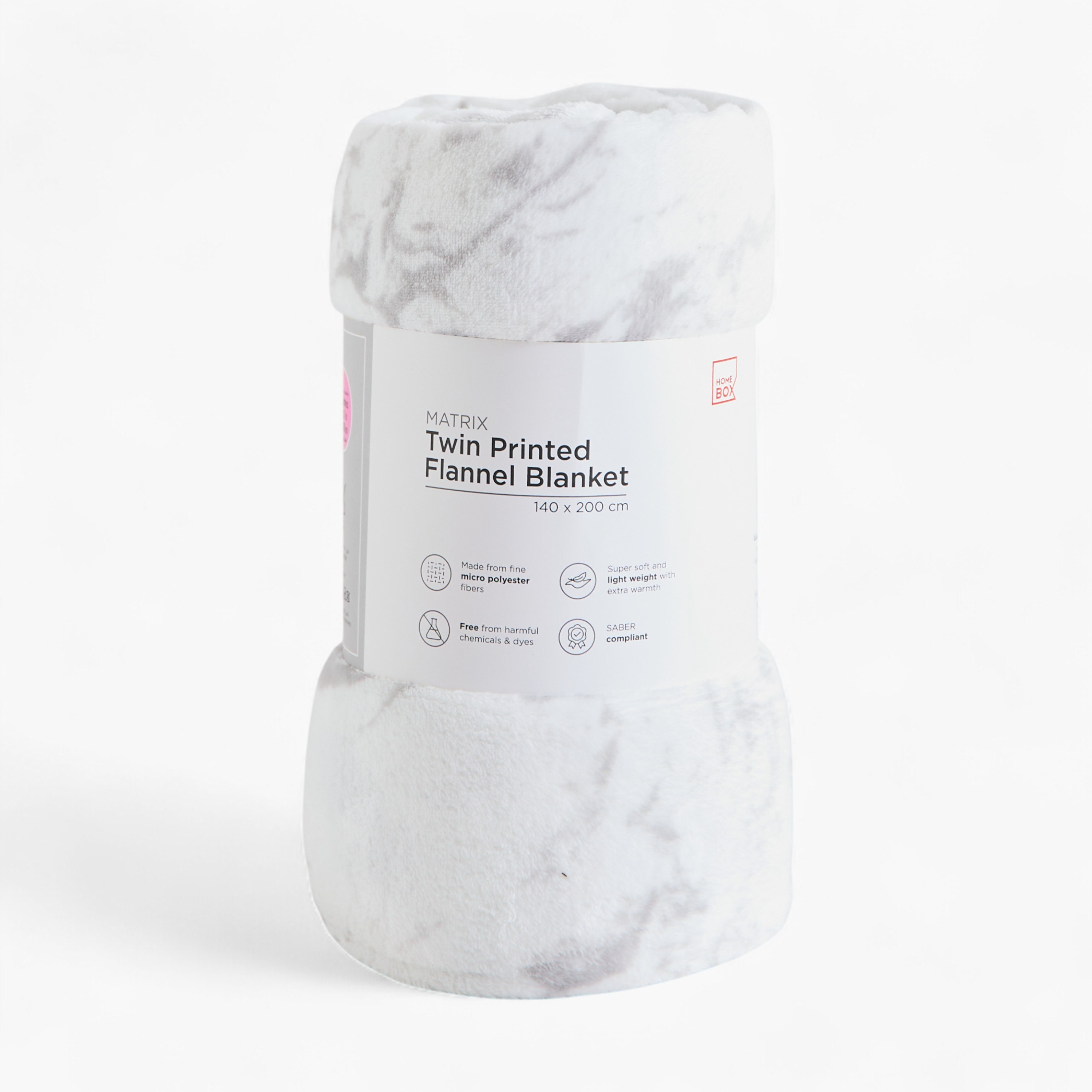 Matrix Dalvik Printed Flannel Twin Blanket - 140x200 cm-hbxhomeware-hbxbedroom-image-7