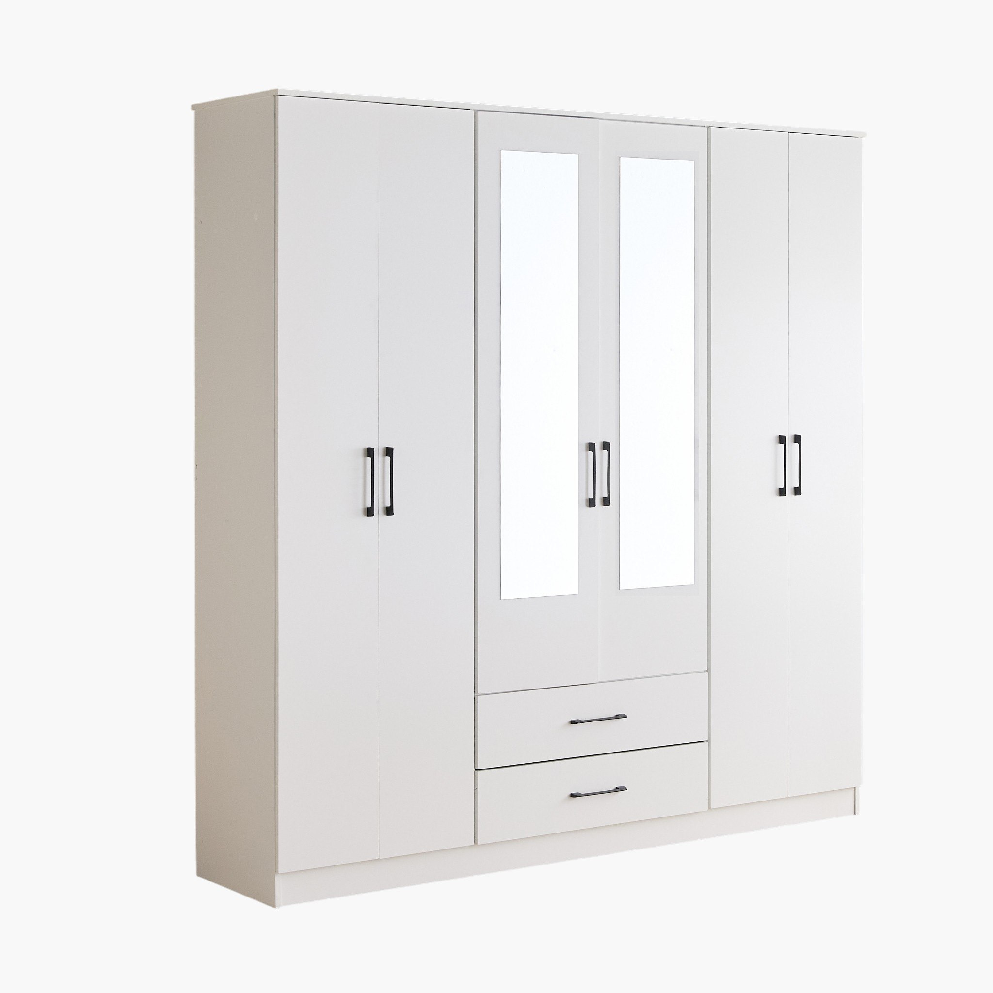 خزانة ملابس 6 أبواب مع درجين ومرايا - أواسيس من موڤو-hbxfurniture-wardrobes-image-9