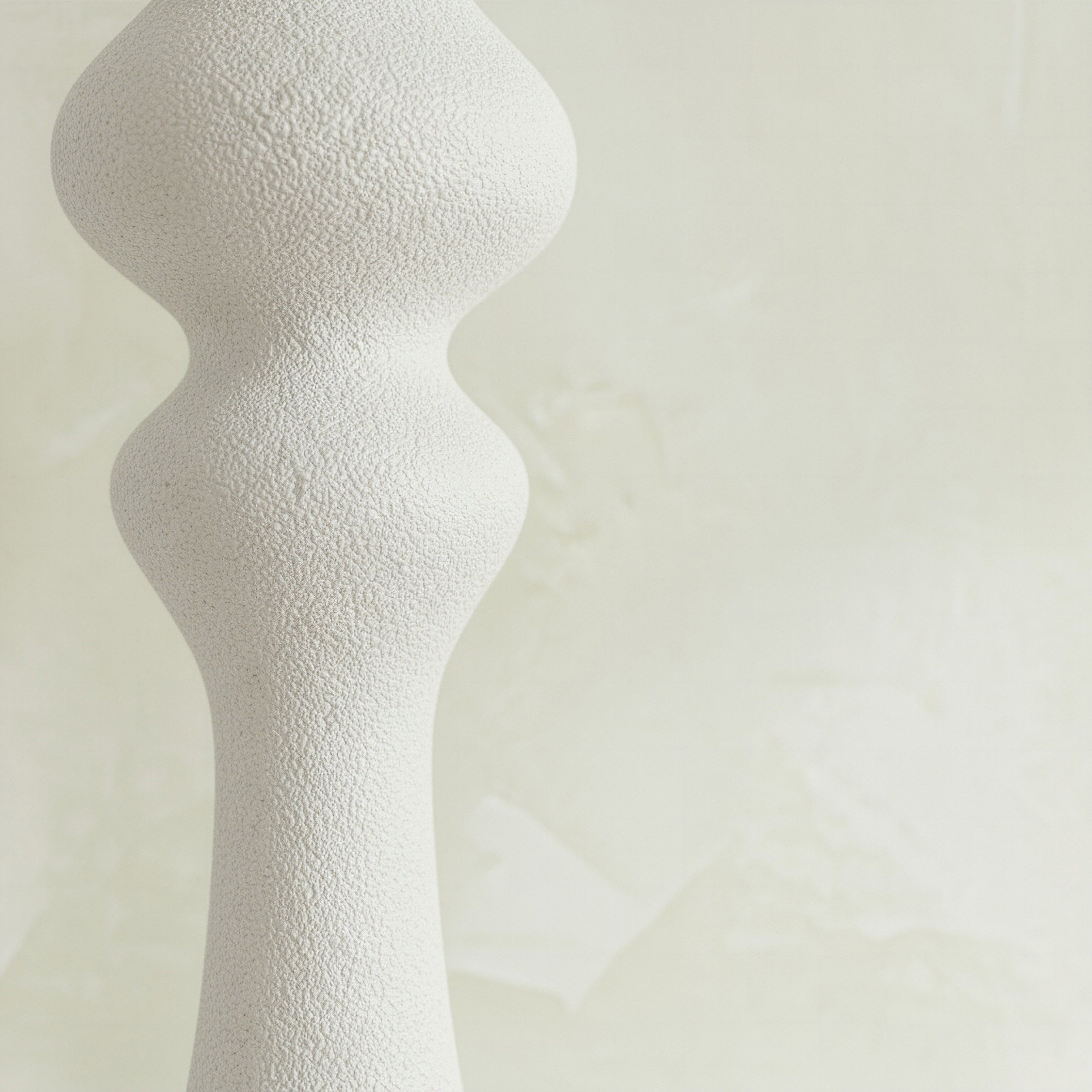 Verdant Polyresin Stuco Finish Taper Candleholder - 5x5x16.5 cm-hbxlivingroom-decorandaccessories-candleholders-image-2