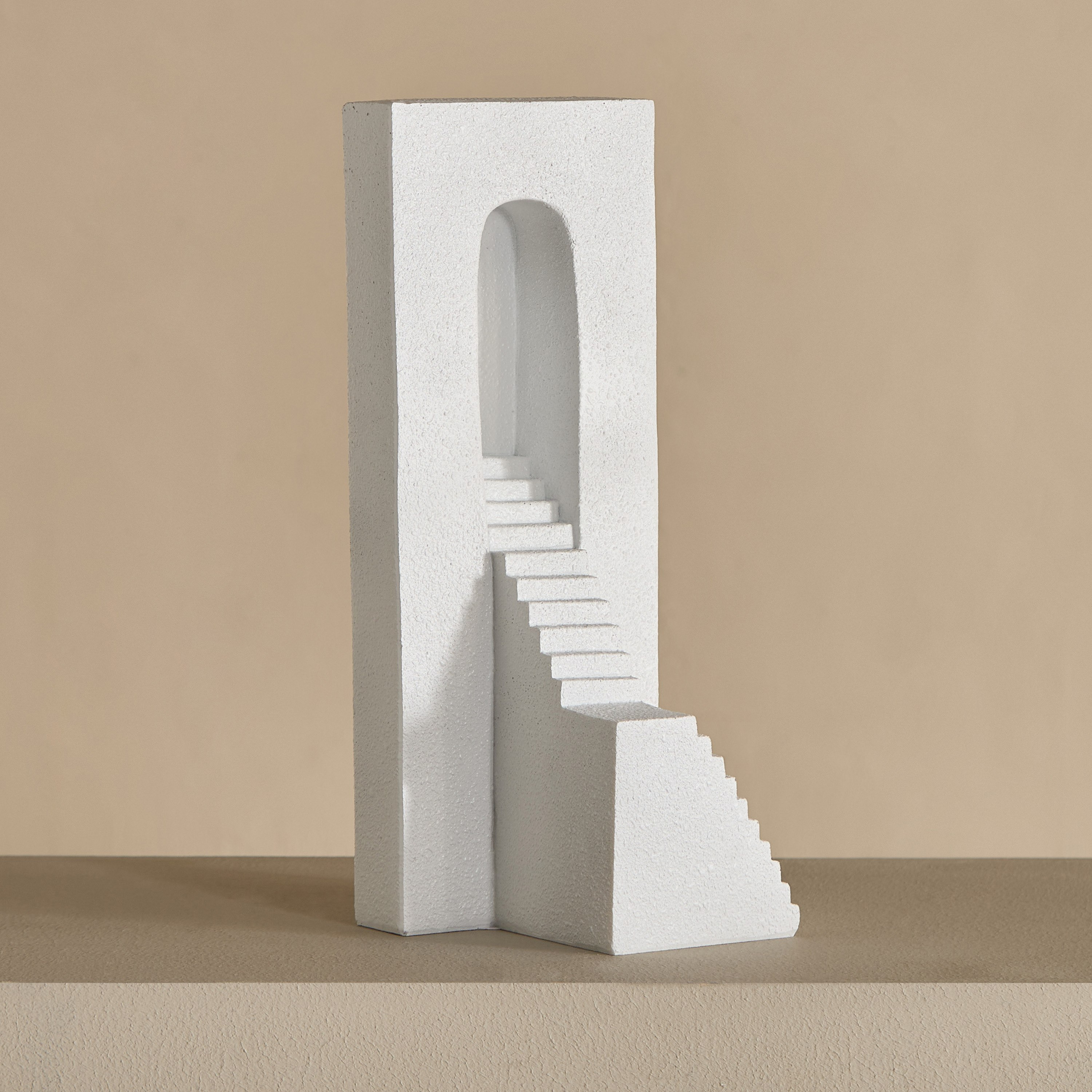 Verdant Polyresin Staircase Table Accent - 15x13x31.5 cm-hbxhomeware-homedecor-figurinesandornaments-image-4